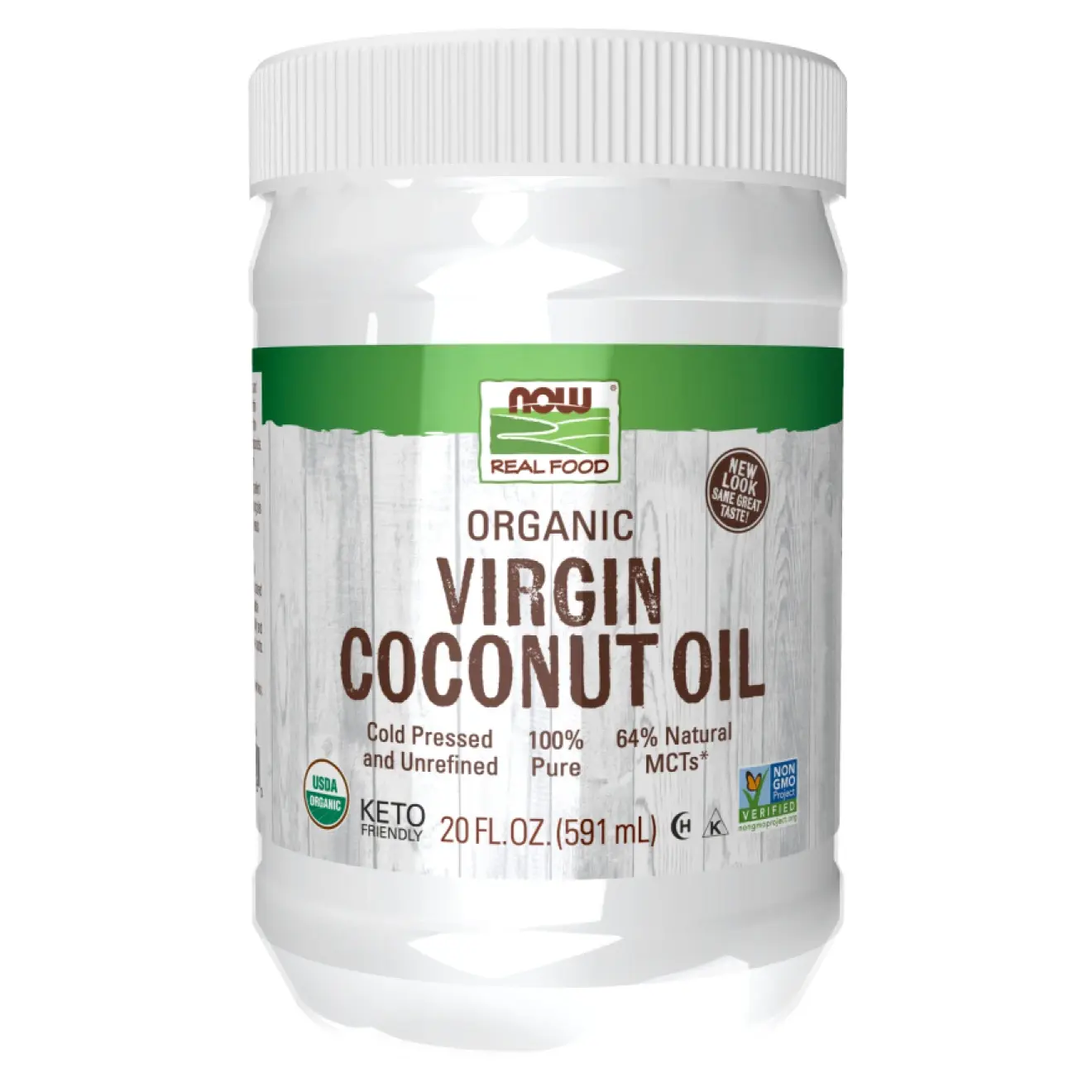 Ulei de cocos organic Now Foods,Organic Virgin Coconut Oil, 591ml