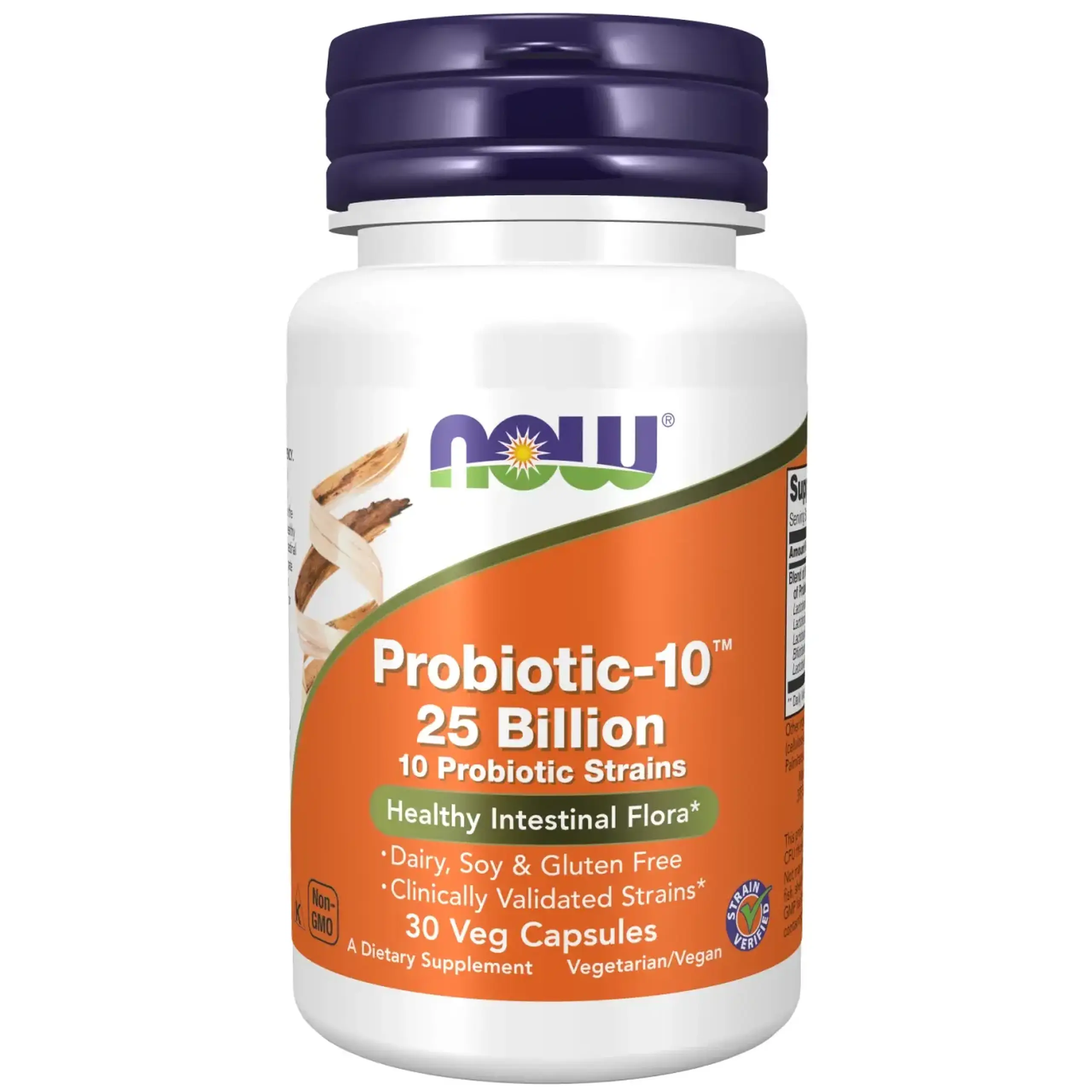 Now Foods Probiotic-10 25 billion, 30veg capsules