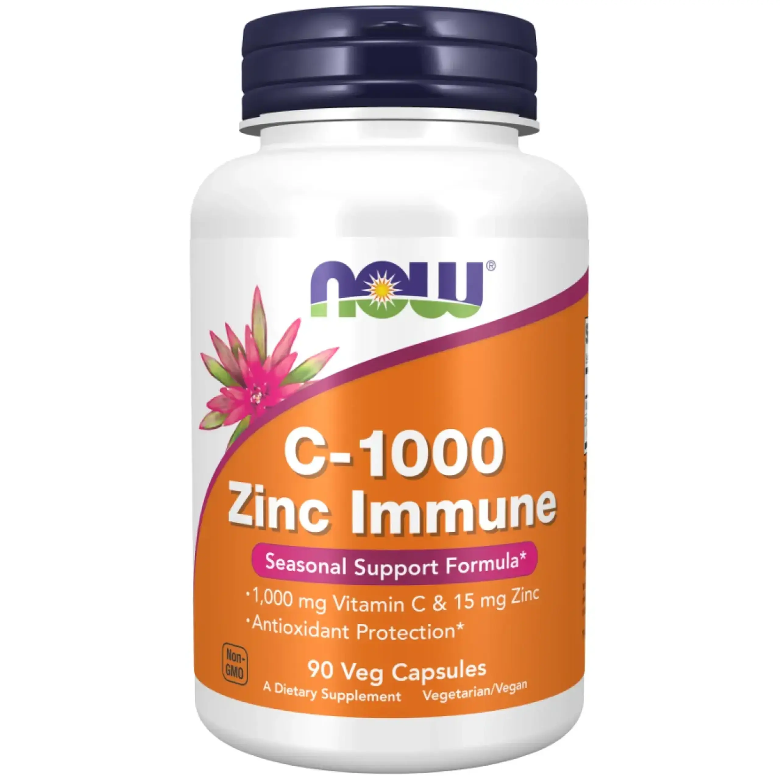 Now Foods C-1000 Zinc Immune, 90 cappsule vegetale