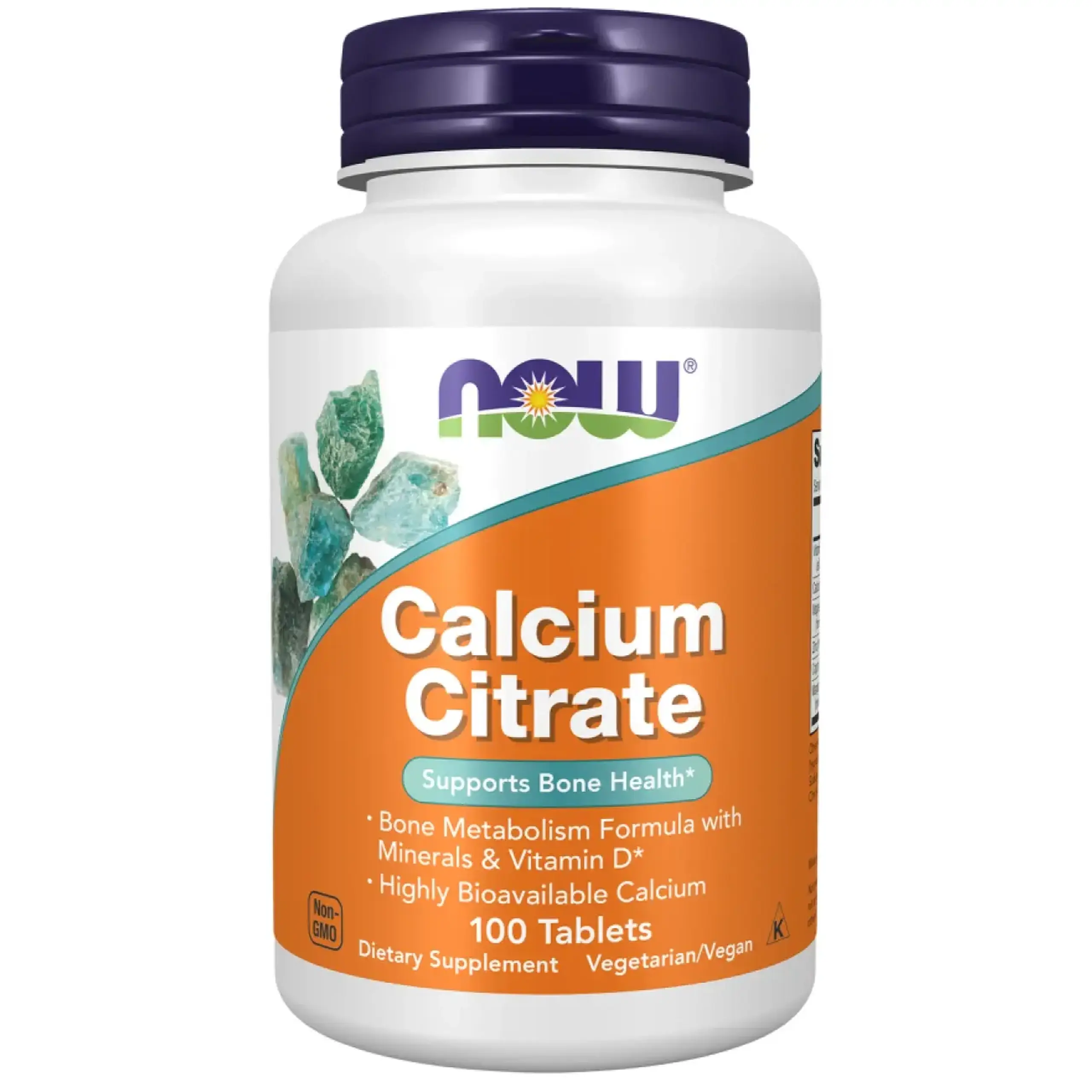 NOW Foods, Calcium Citrate 100 tablete