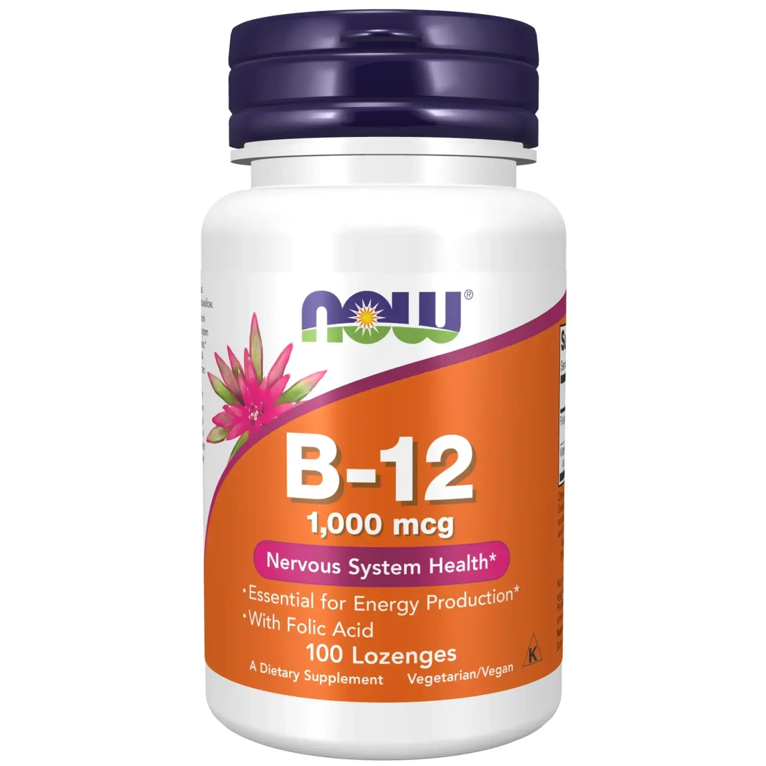 Now Foods, B-12, 1000 mcg, 100 Lozenges