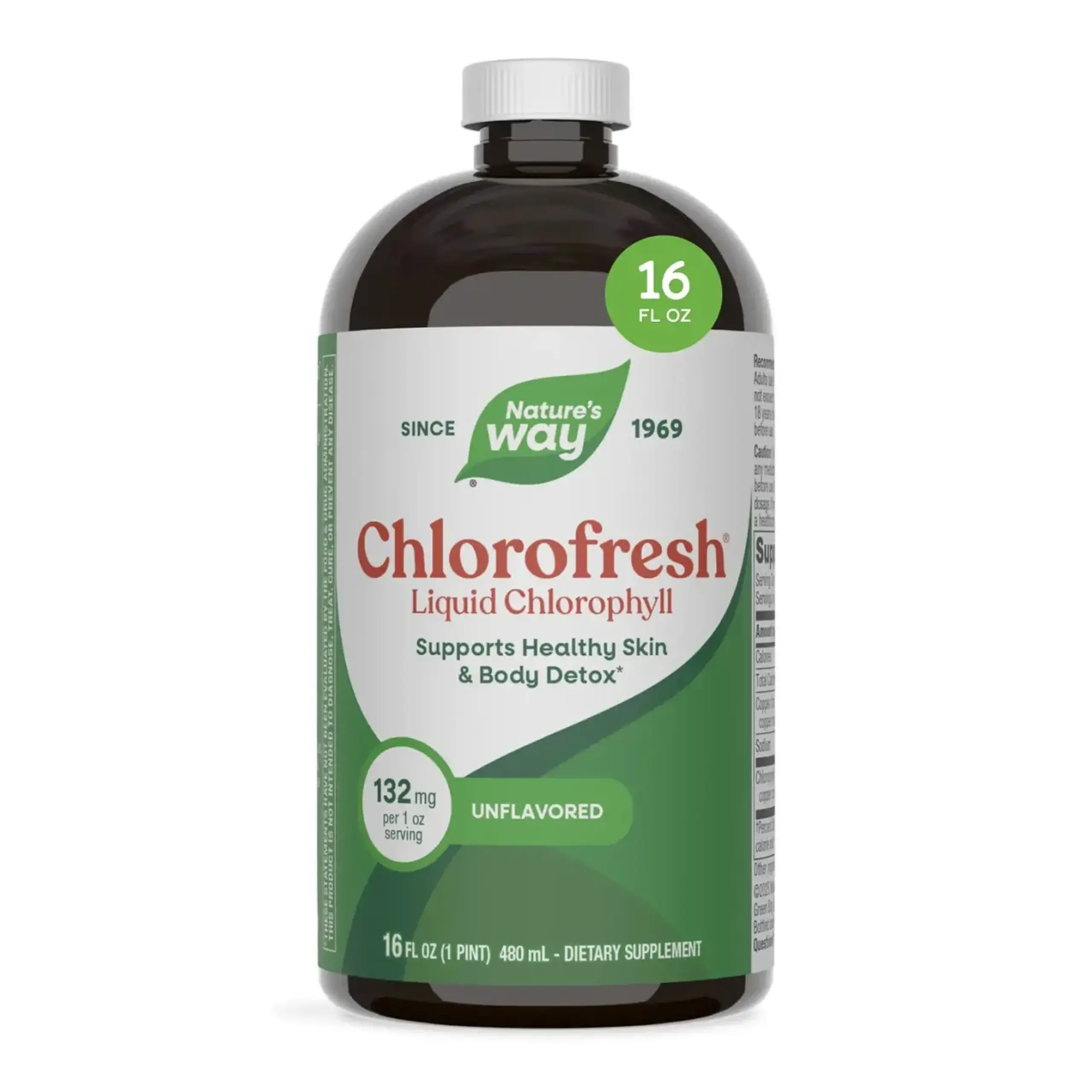 Clorofilă lichidă Nature's Way, Chlorofresh, Liquid Chlorophyll, Unflavored, 480 ml