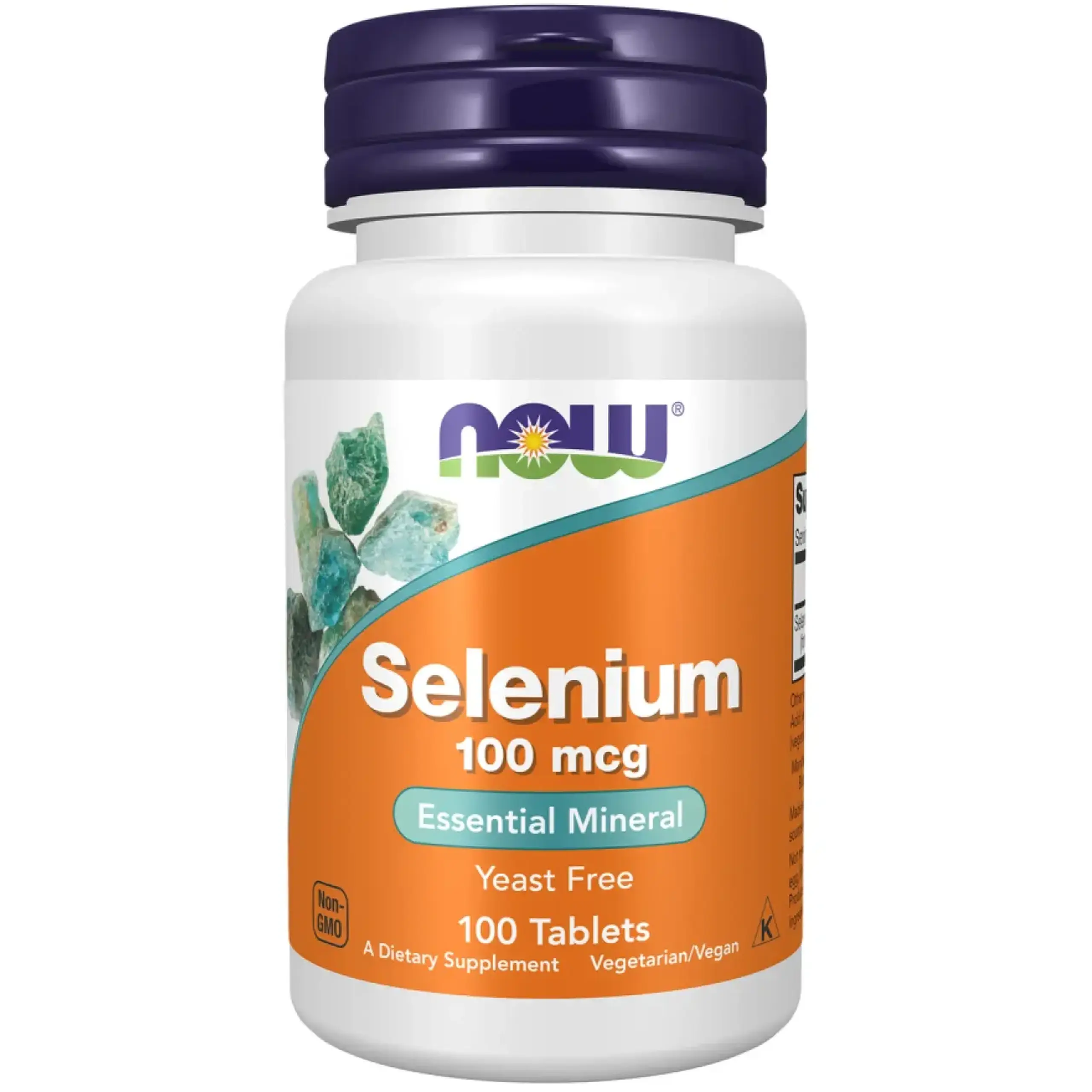 Now Foods, Selenium, 100 mcg, 100 Tablete