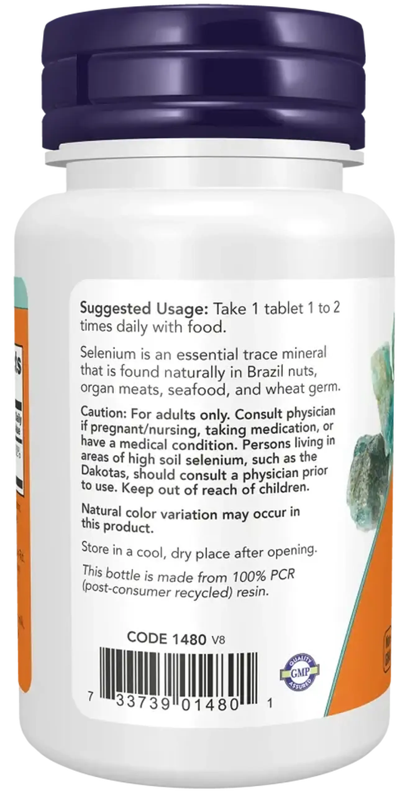 Now Foods, Selenium, 100 mcg, 100 Tablete