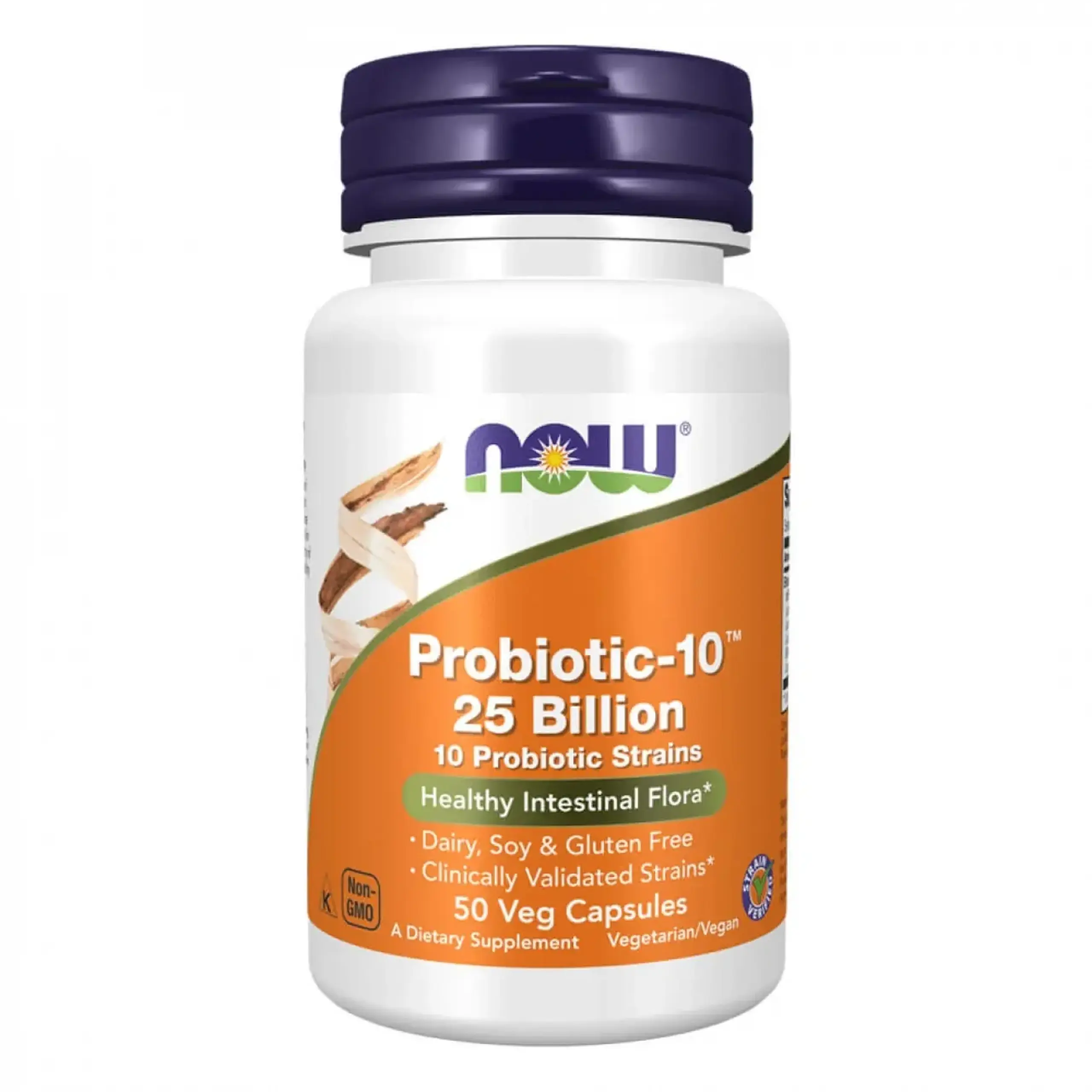 Now Foods, Probiotic-10, 25 Billion, 50 capsule vegetale