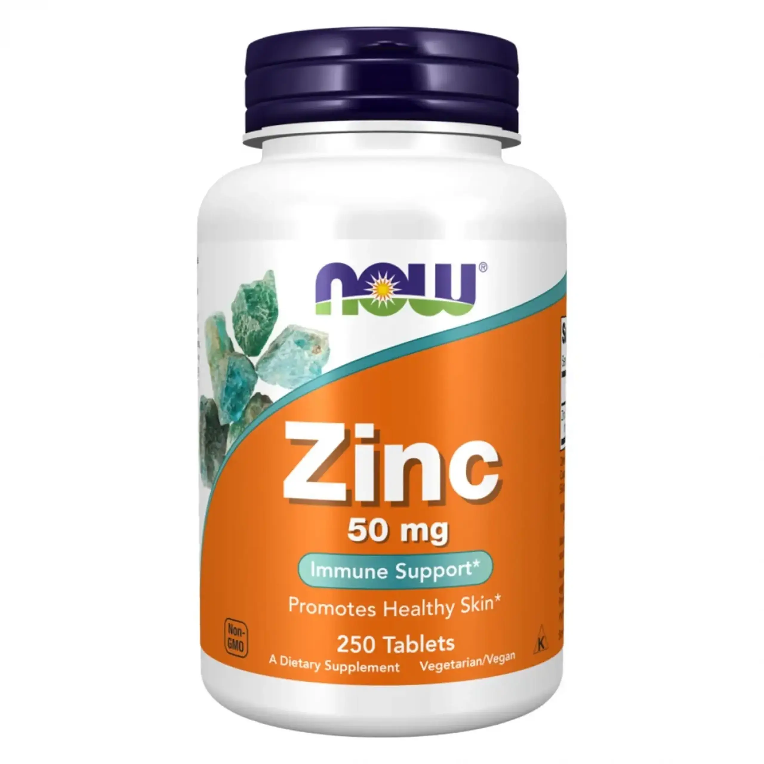 Now Foods, Zinc, 50 mg, 250 tablete