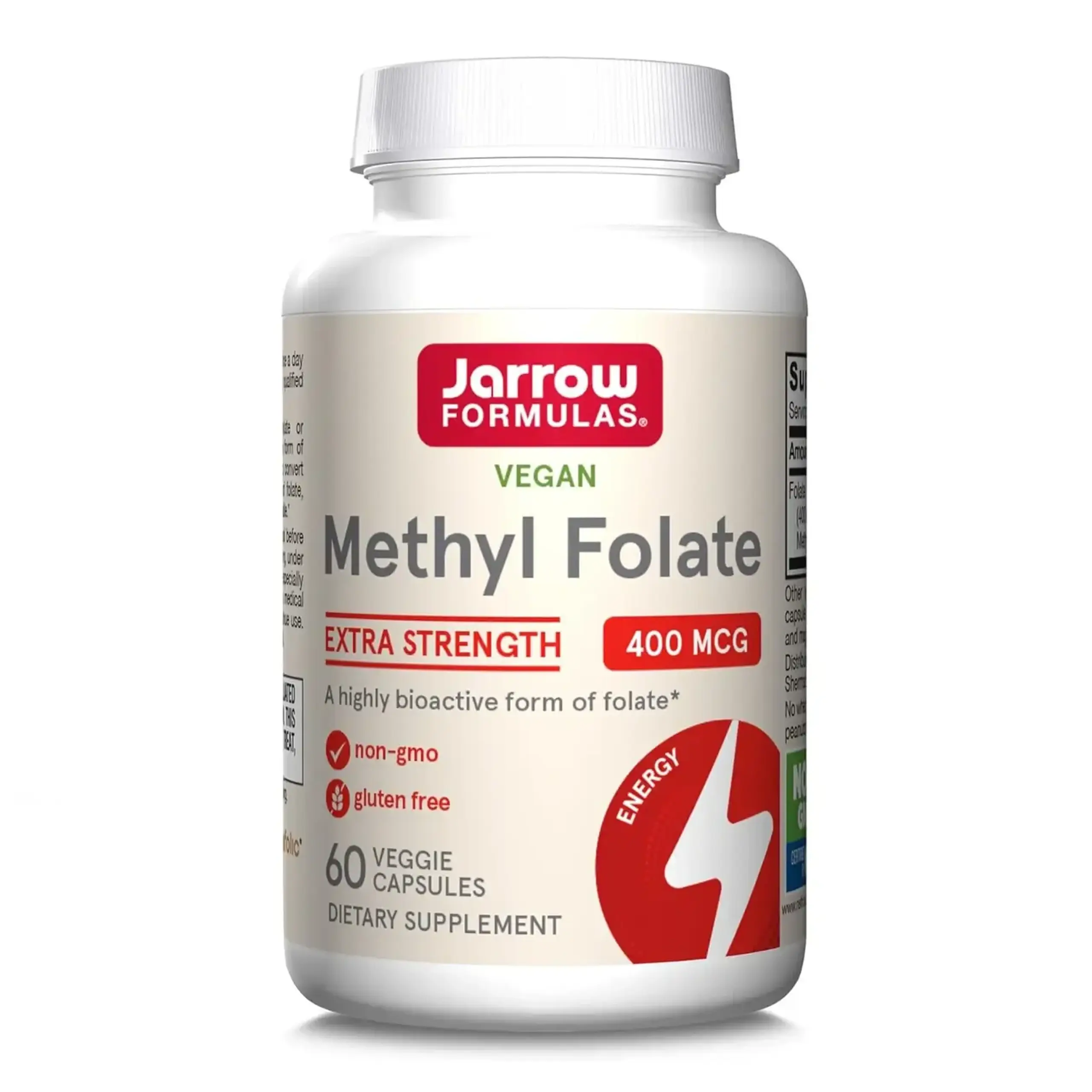 Jarrow Formulas, Methyl Folate, 400 mcg, 60 Veggie Caps