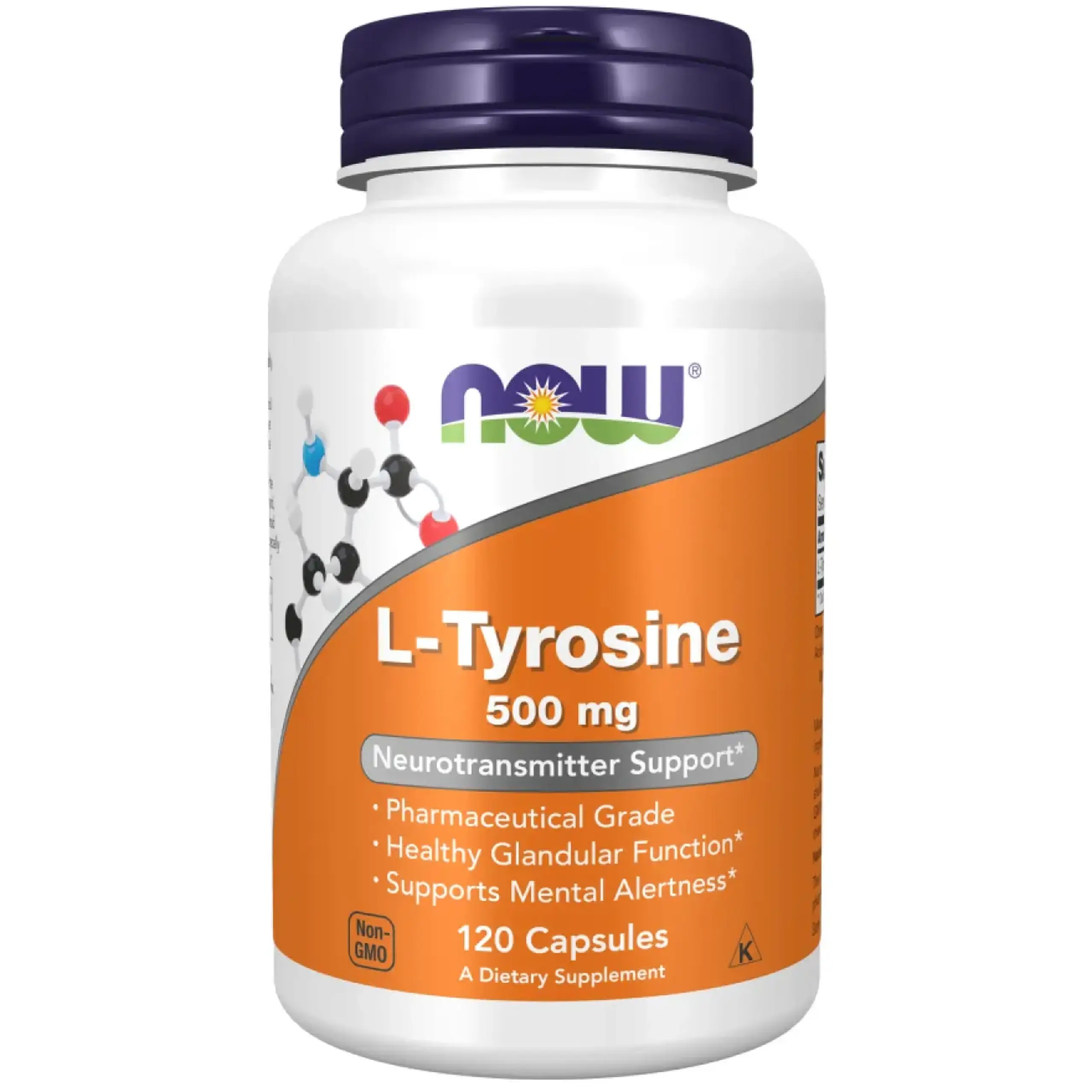 Now Foods, L-Tyrosine, 500 mg, 120 Capsule
