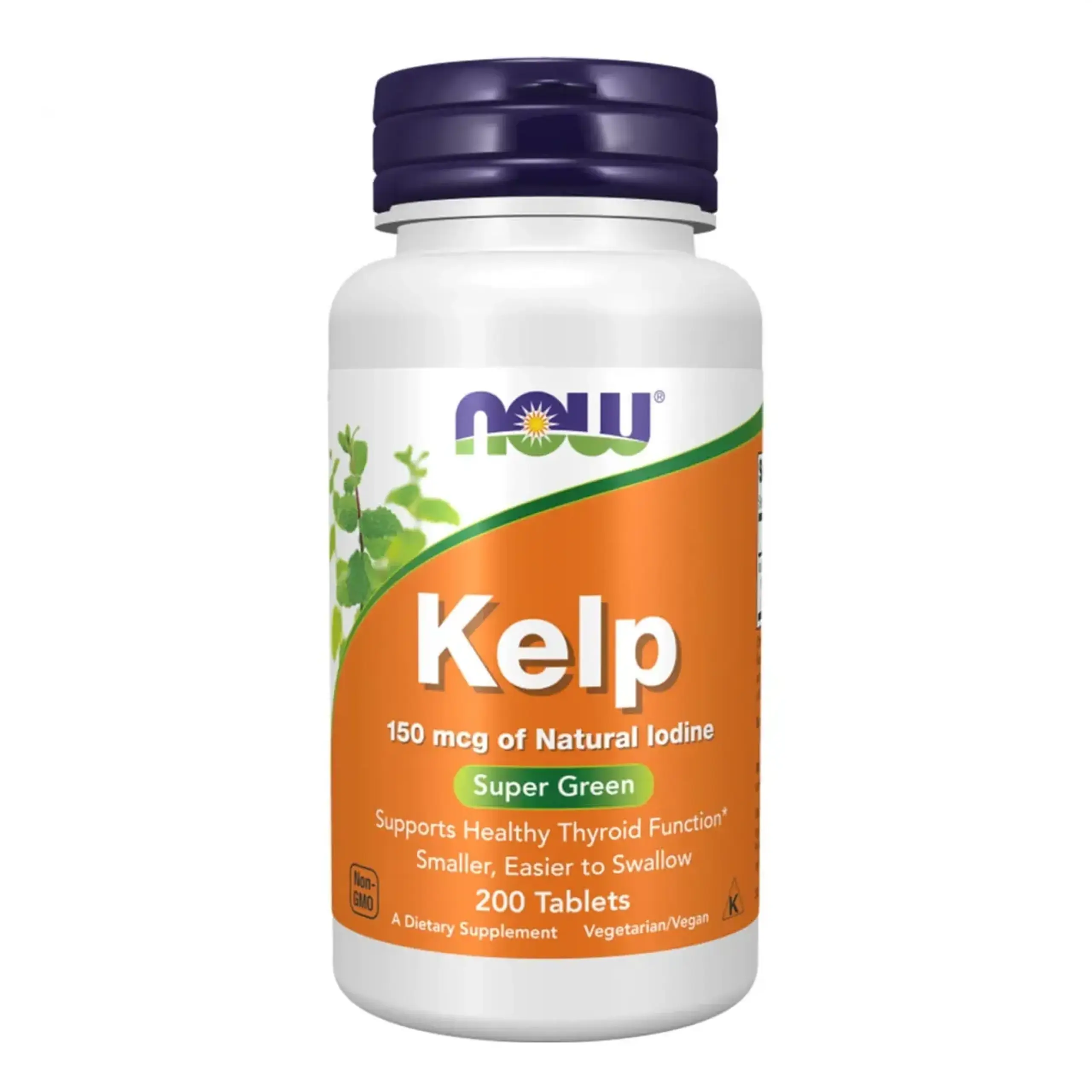 Now Foods, Kelp Of Natural Iodine 150 mcg, 200 tablete