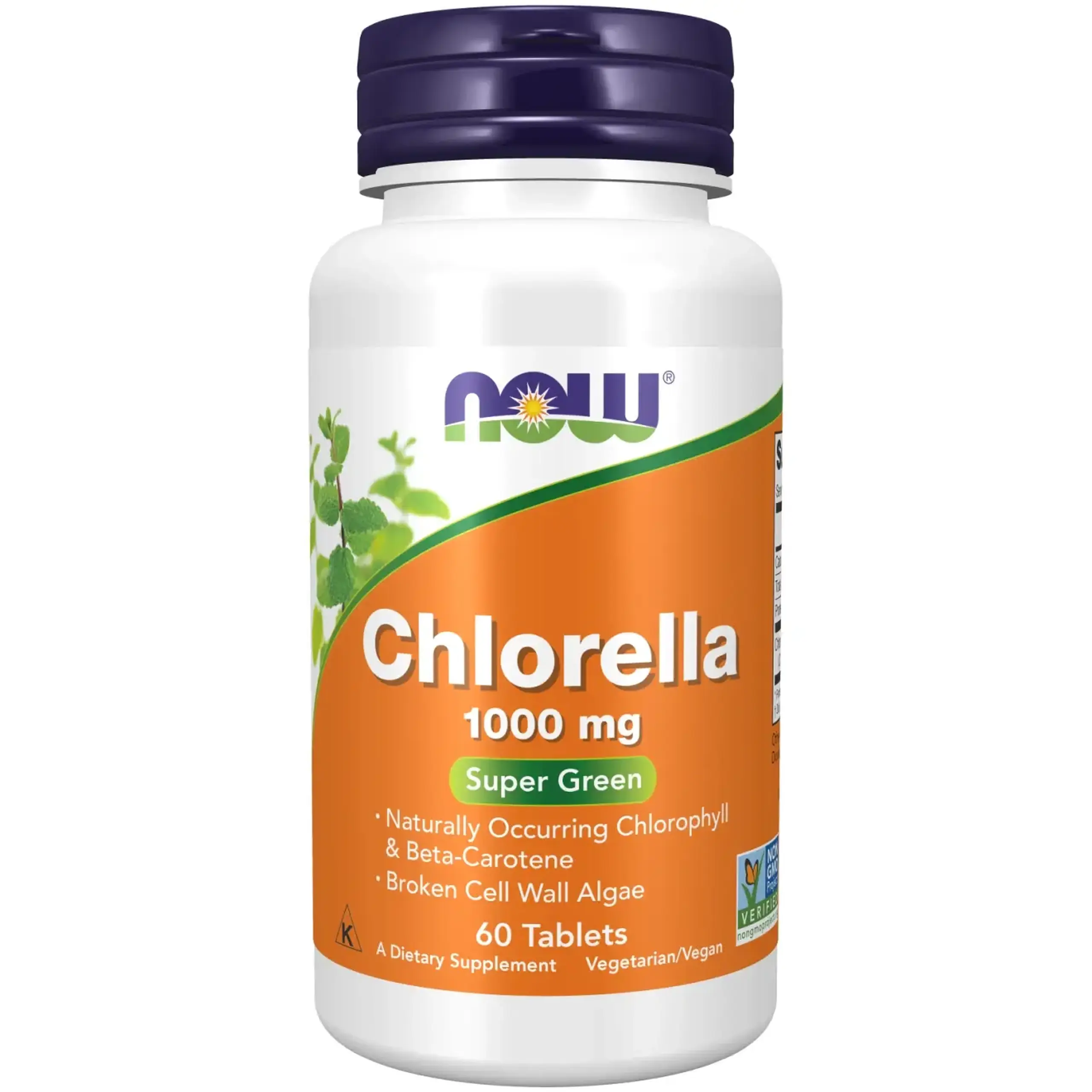 Now Foods, Chlorella 1000 mg, 60 tablete