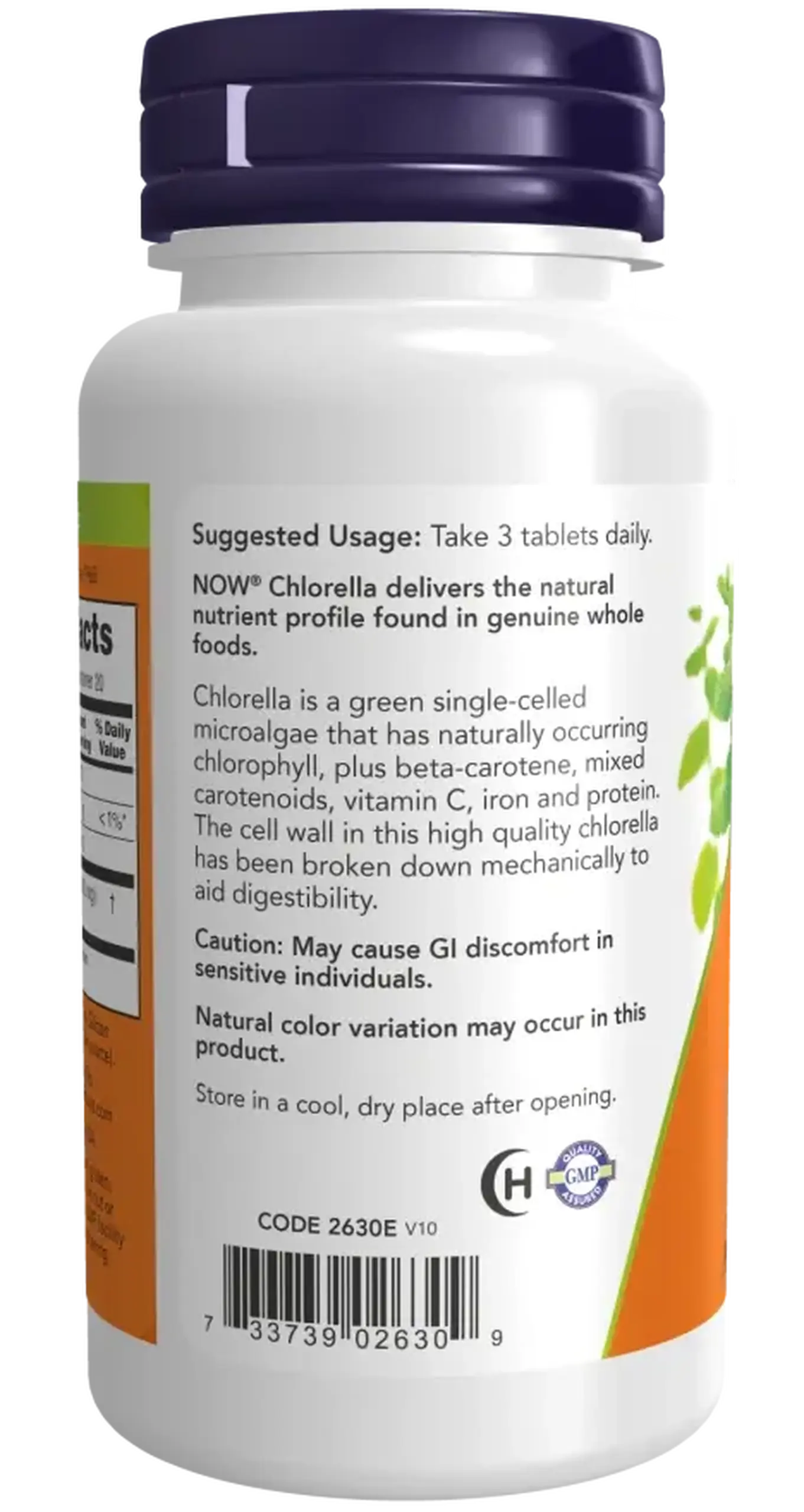Now Foods, Chlorella 1000 mg, 60 tablete