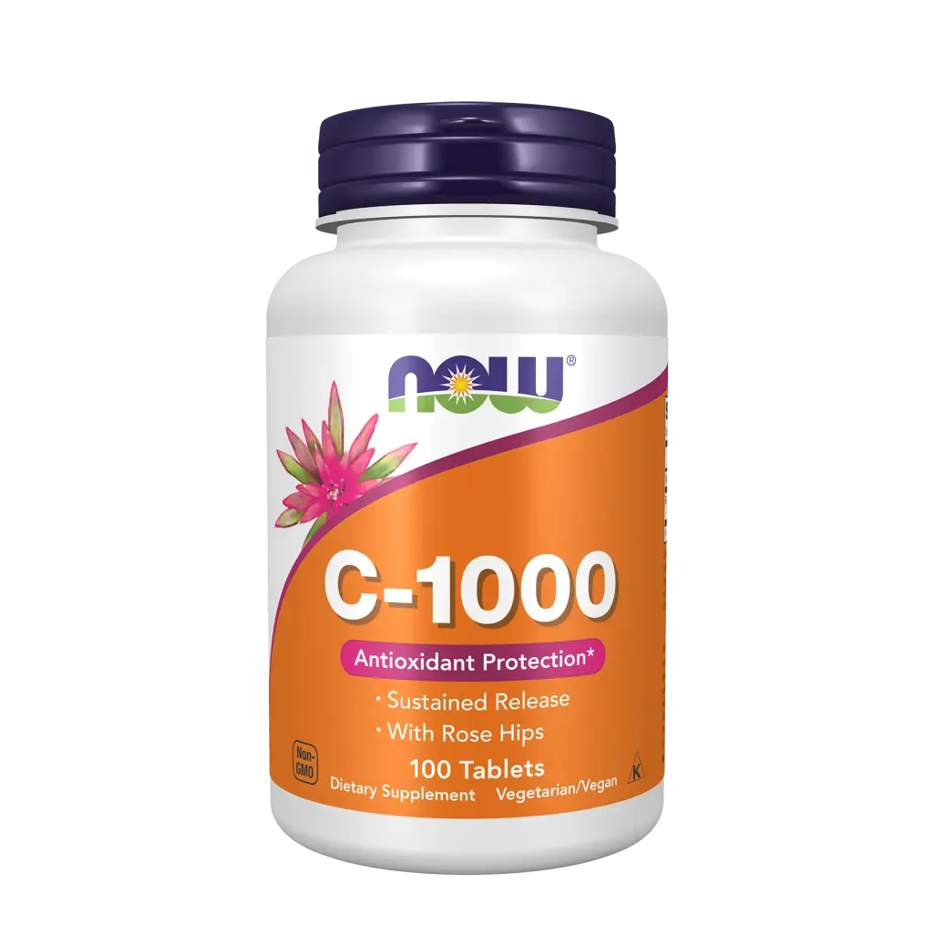 Now Foods, C-1000 With Rose Hips, 100 tablete
