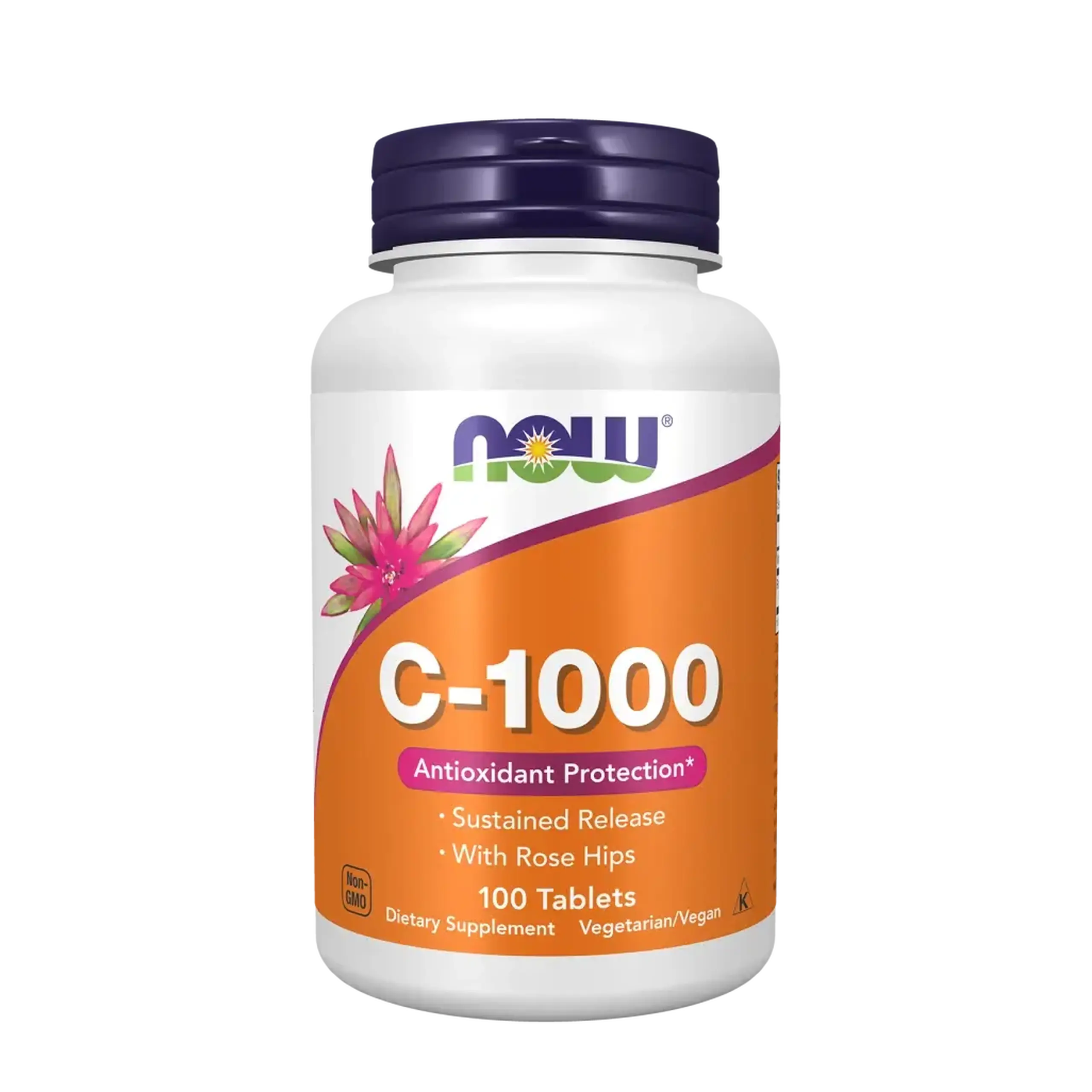 Now Foods, C-1000 With Rose Hips, 100 tablete