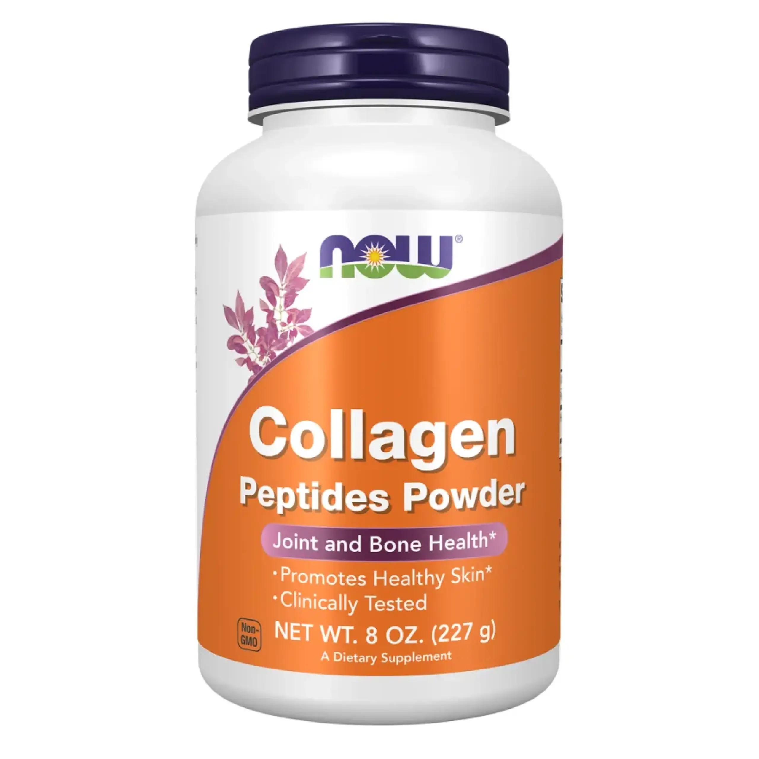 Pudră cu peptide de colagen hidrolizat Now Foods, Collagen Peptides Powder, 227 g