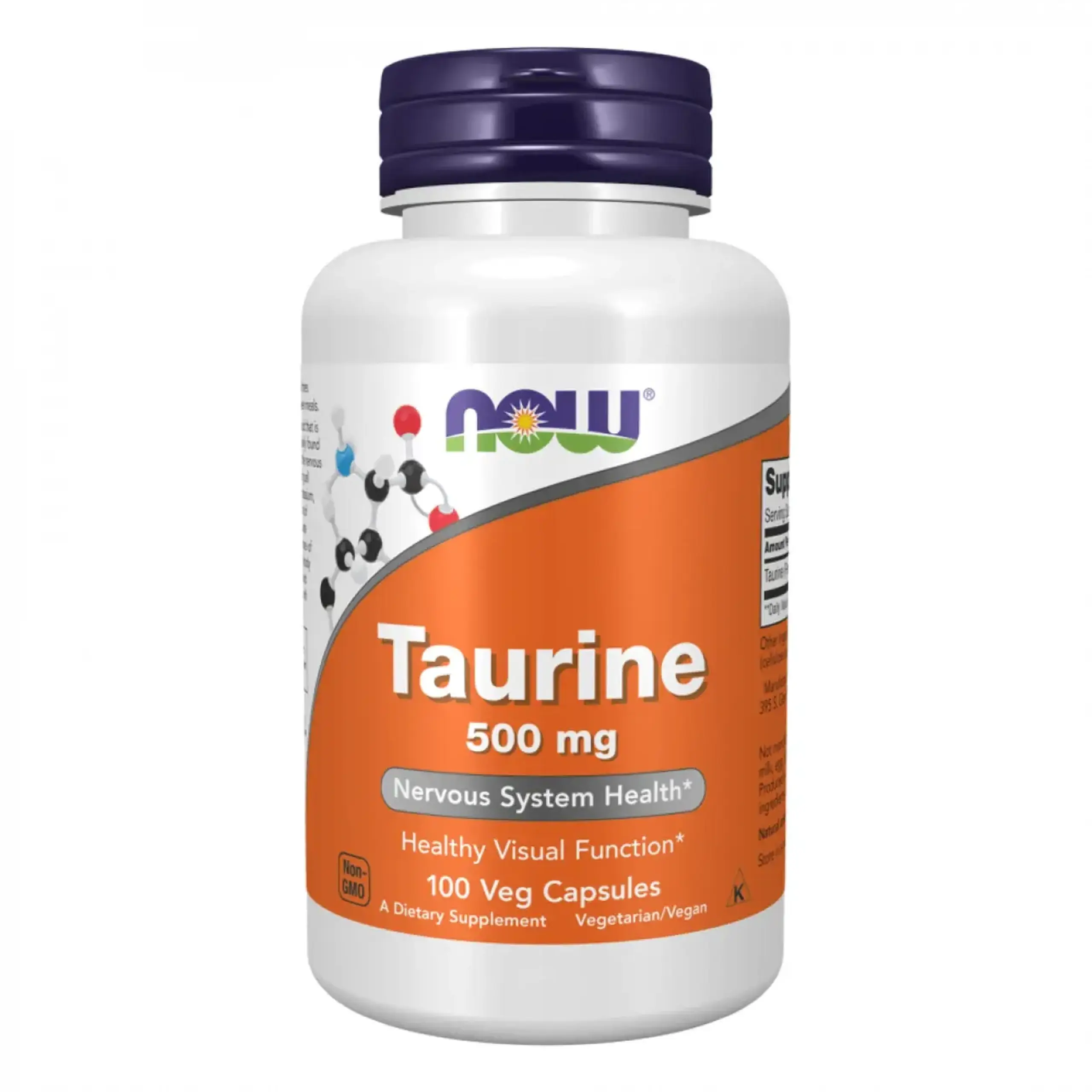 Now Foods, Taurine, 500 mg, 100 capsule vegetale
