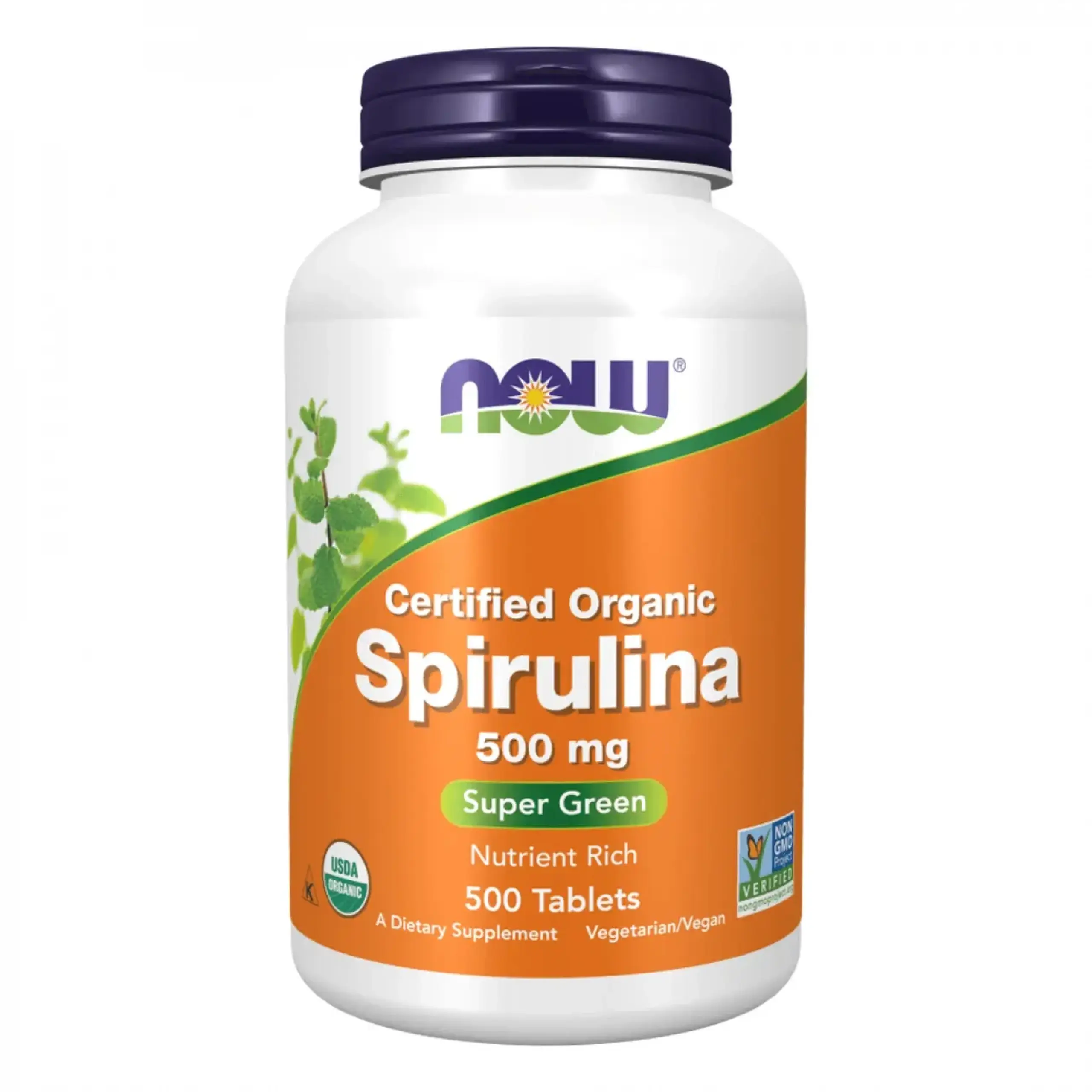 Now Foods, Spirulina, 500 mg, 500 tablete
