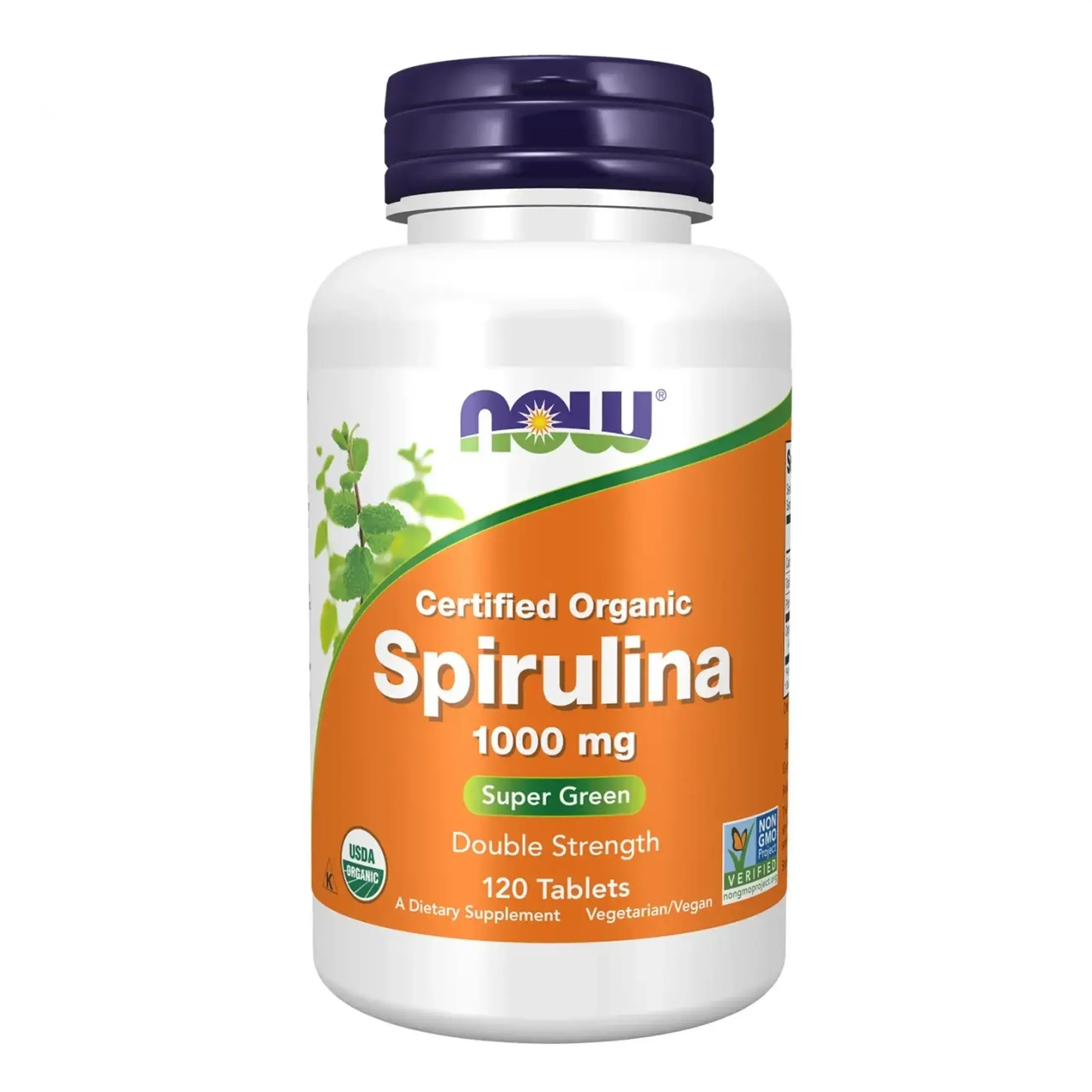 Now Foods, Spirulina, 1000 mg, 120 Tablete