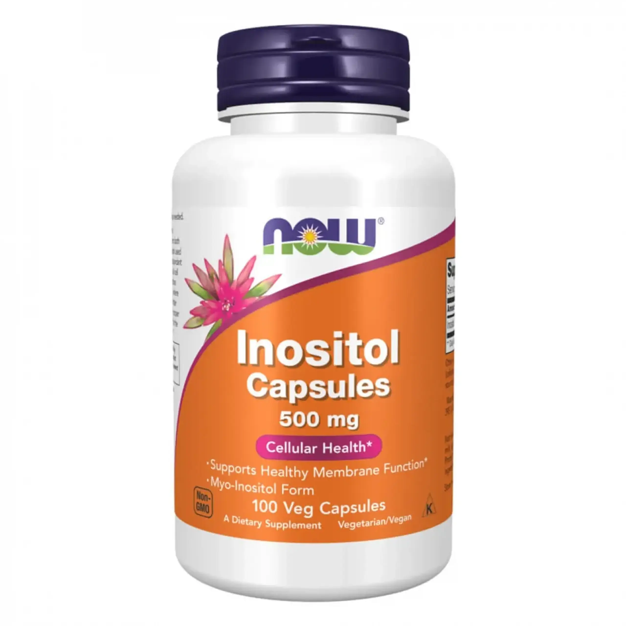 Now Foods, Inositol, 500mg, 100 capsule vegetale