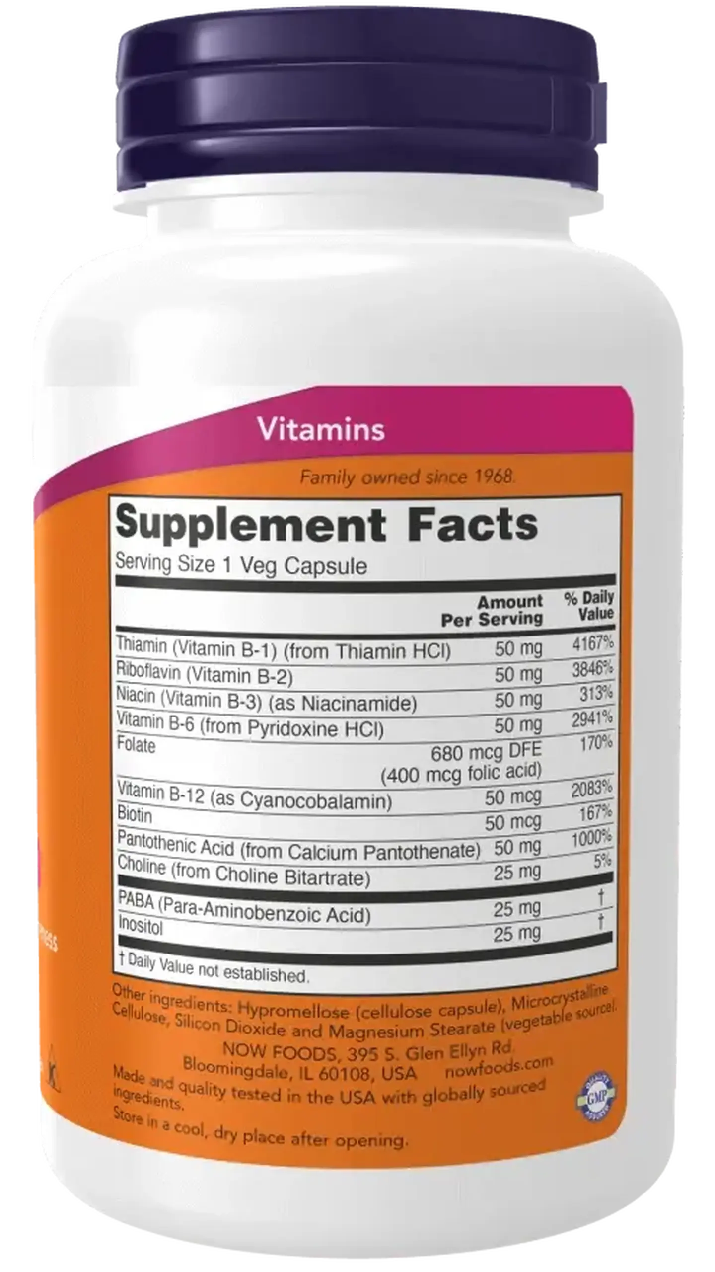 Now Foods, B-50, 100 capsule vegetale