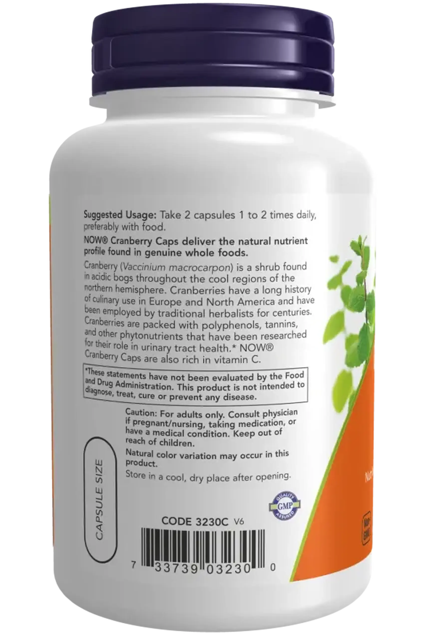 Now Foods, Cranberry Caps, 100 capsule vegetale
