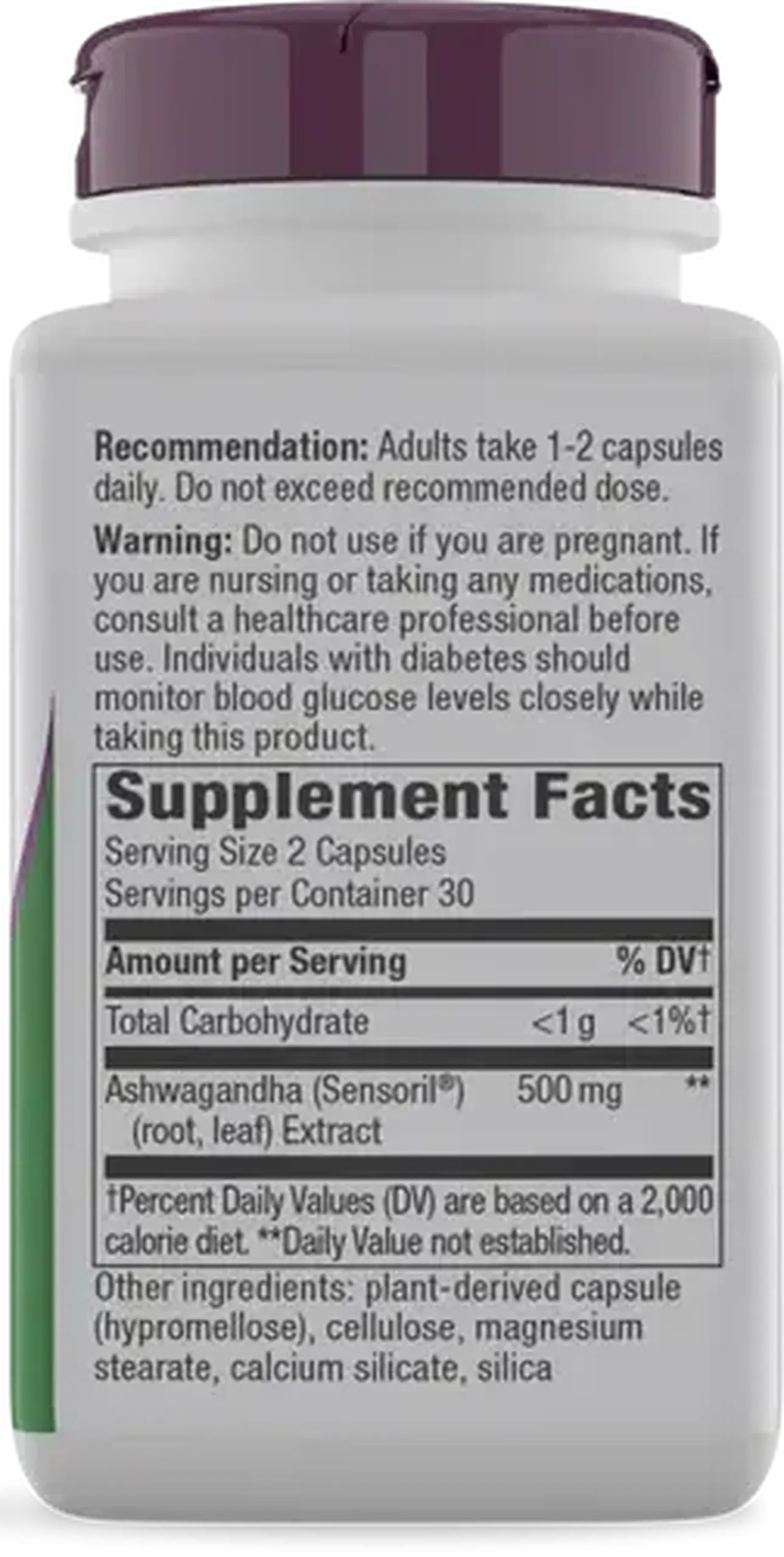 Nature's Way, Ashwagandha, 500mg, 60 capsule vegane