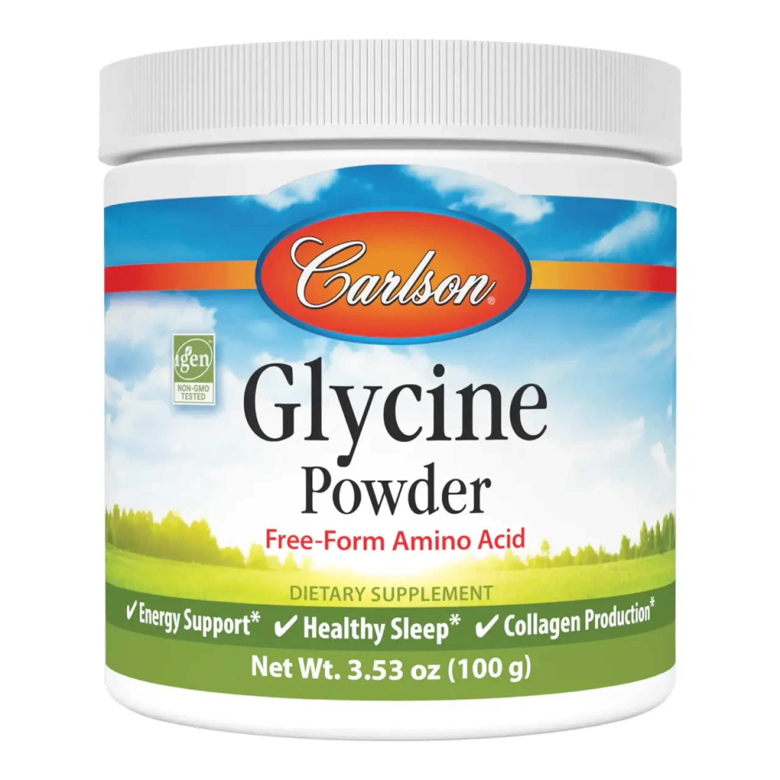 Carlson, Glycine Powder, 100 g