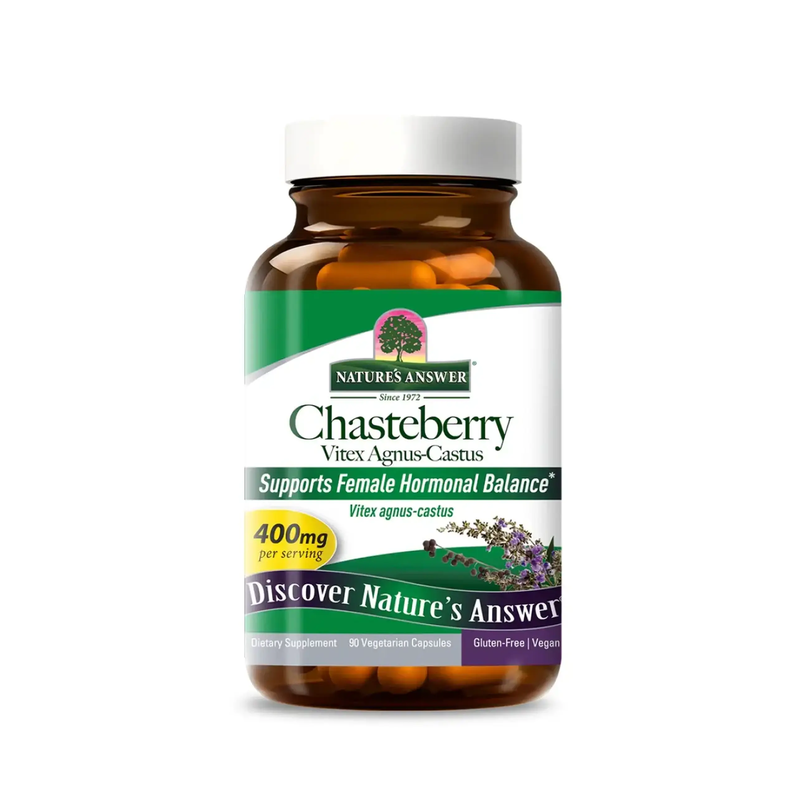 Natures Answer, Chasteberry Vitex, 90 Veg Caps