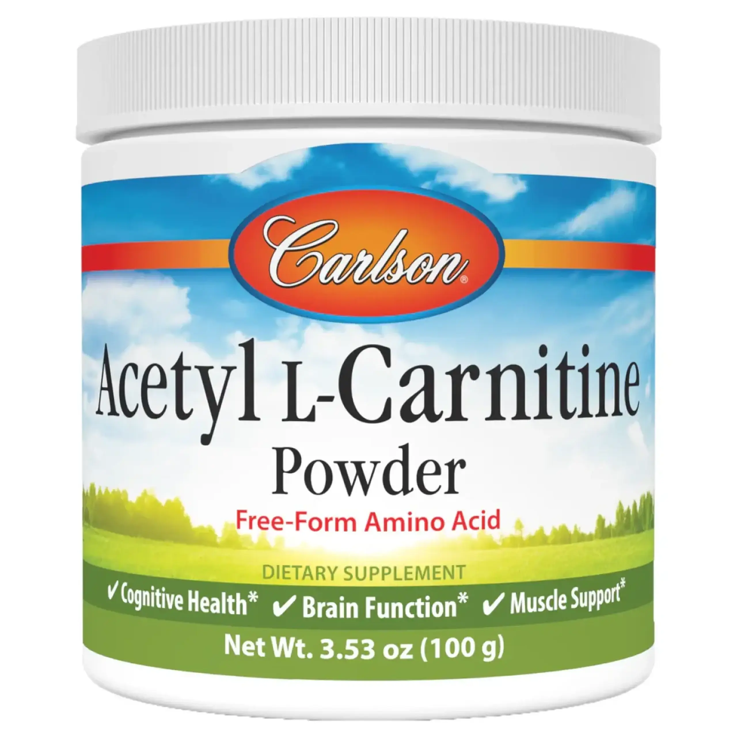 Carlson, Acetyl L-Carnitine Powder, 100 g