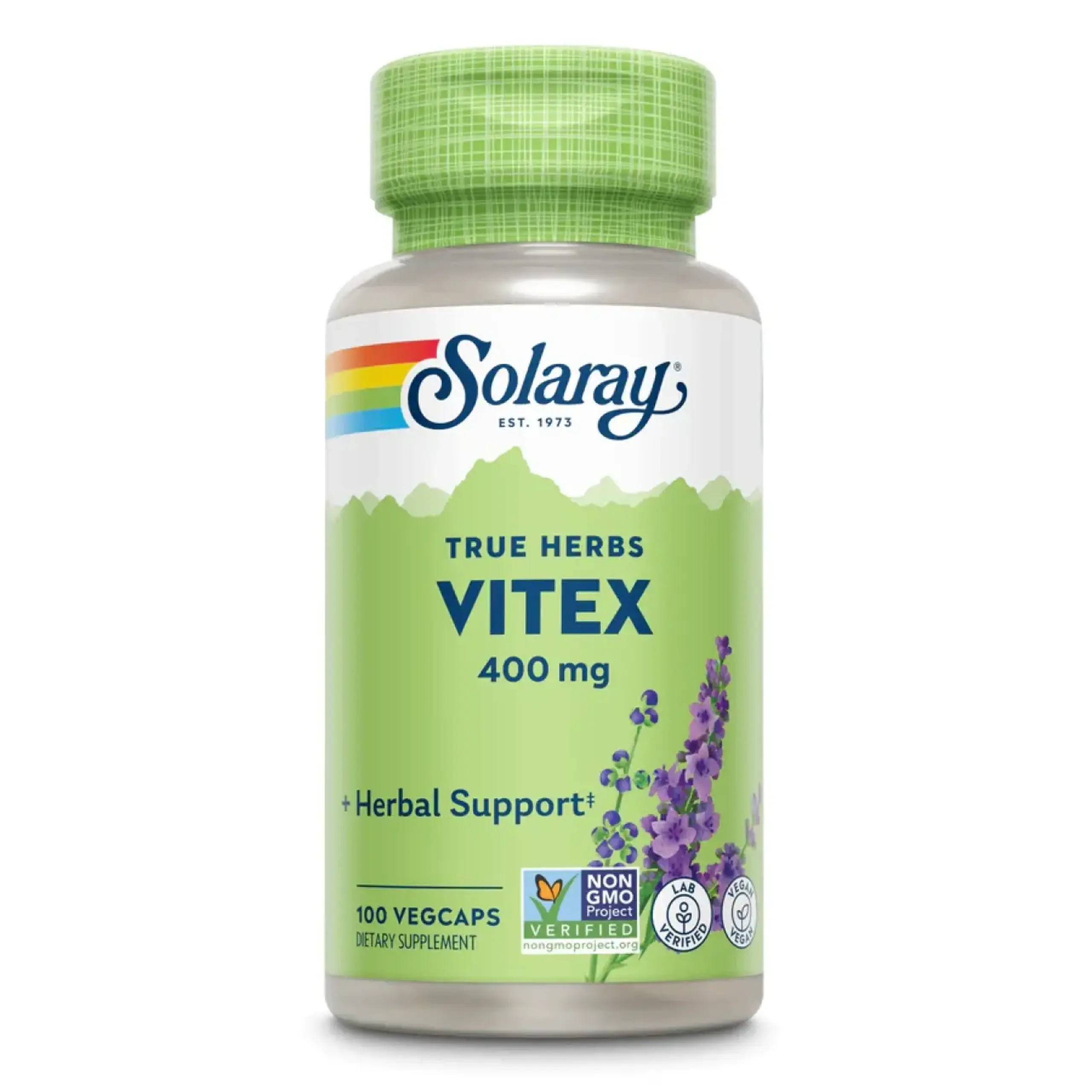Solaray, Vitex 400 mg, 100 Veg Caps