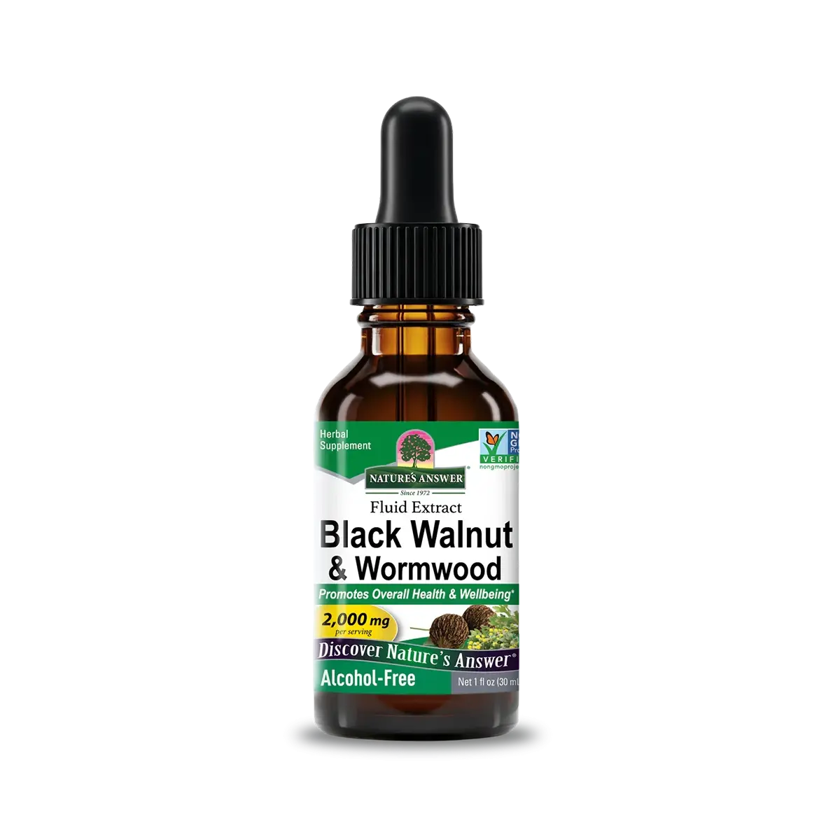Natures Answer, Black Walnut & Wormwood, 30 ml
