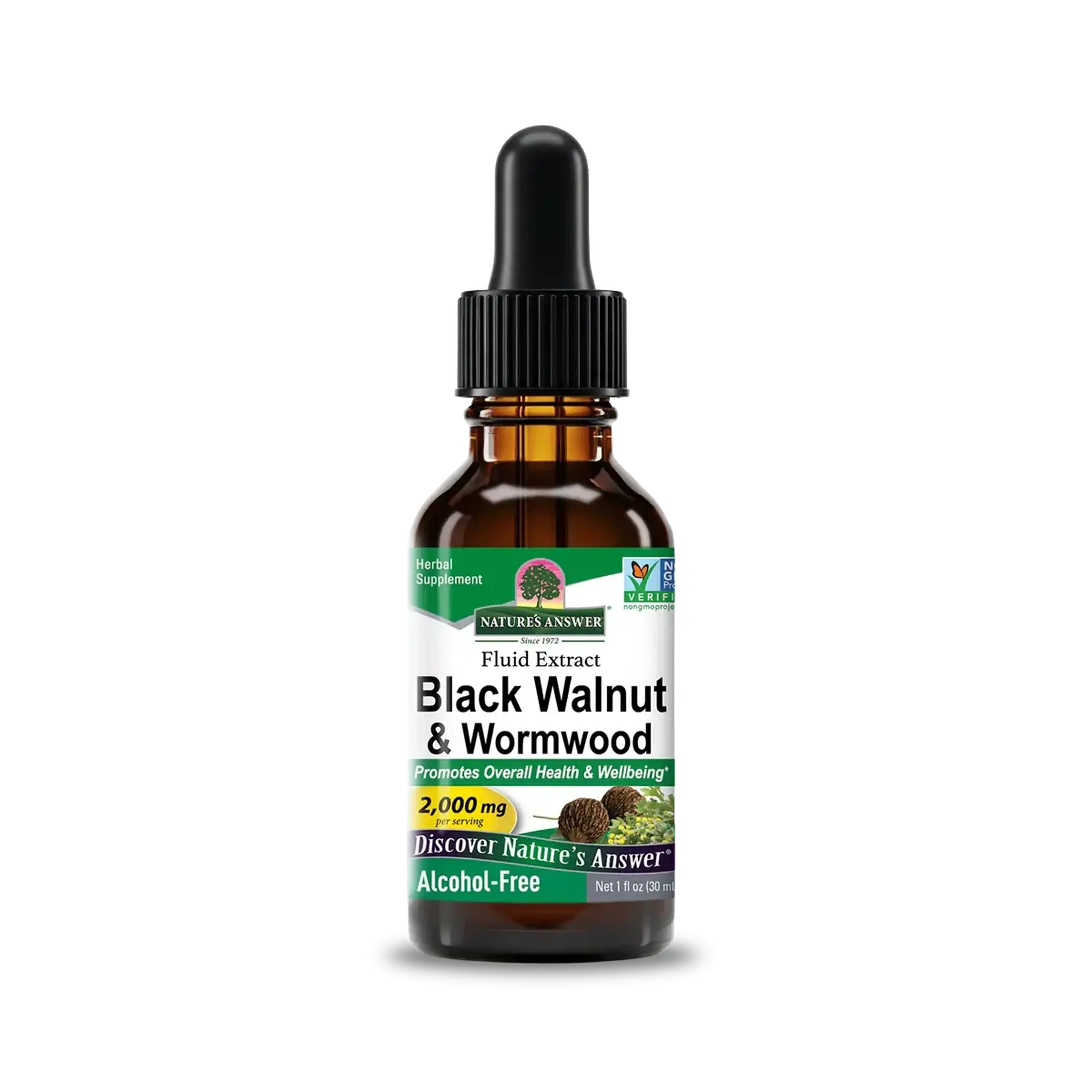 Natures Answer, Black Walnut & Wormwood, 30 ml