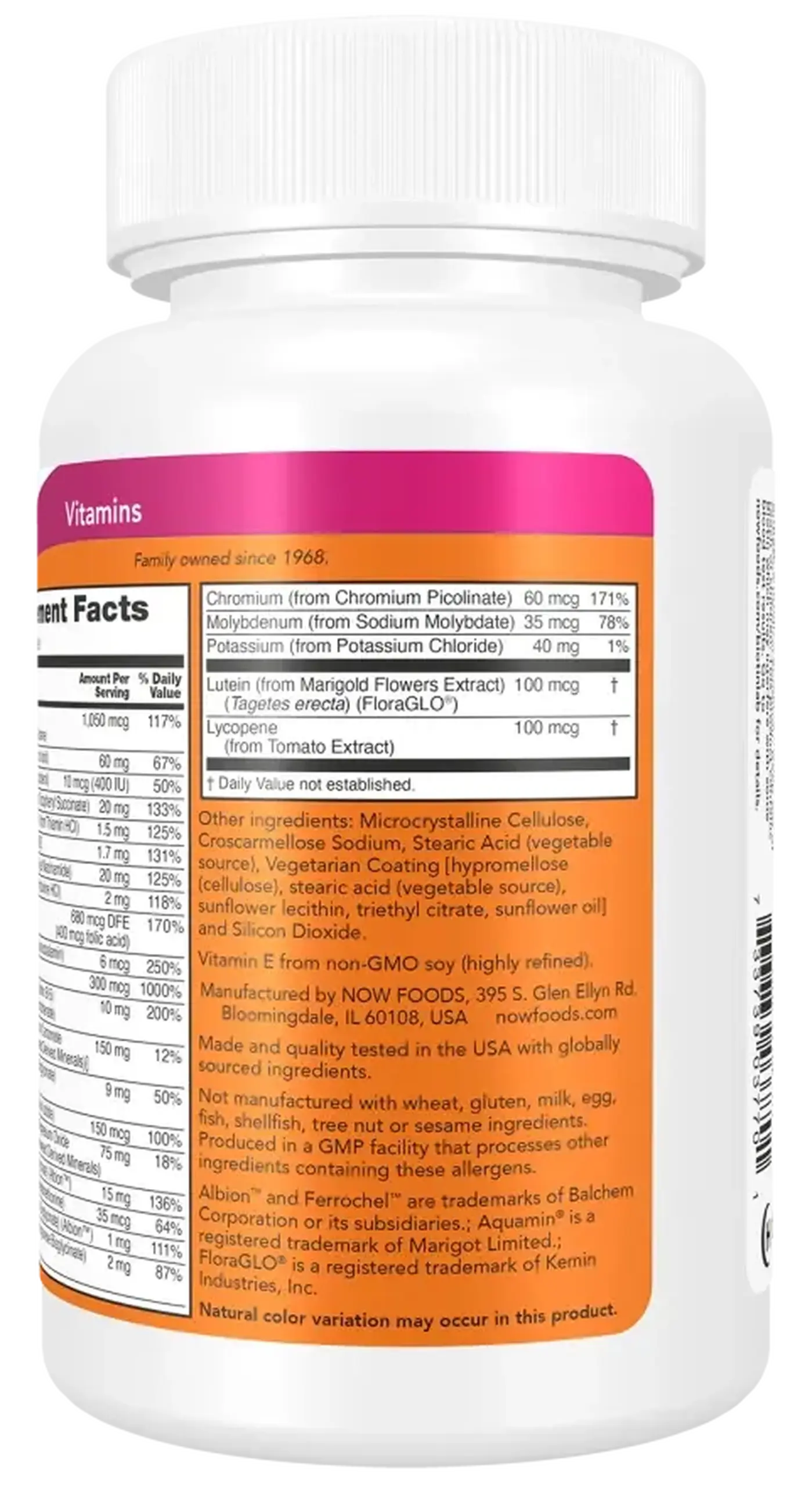 Now Foods, Daily Vits One Daily, 100 tablete