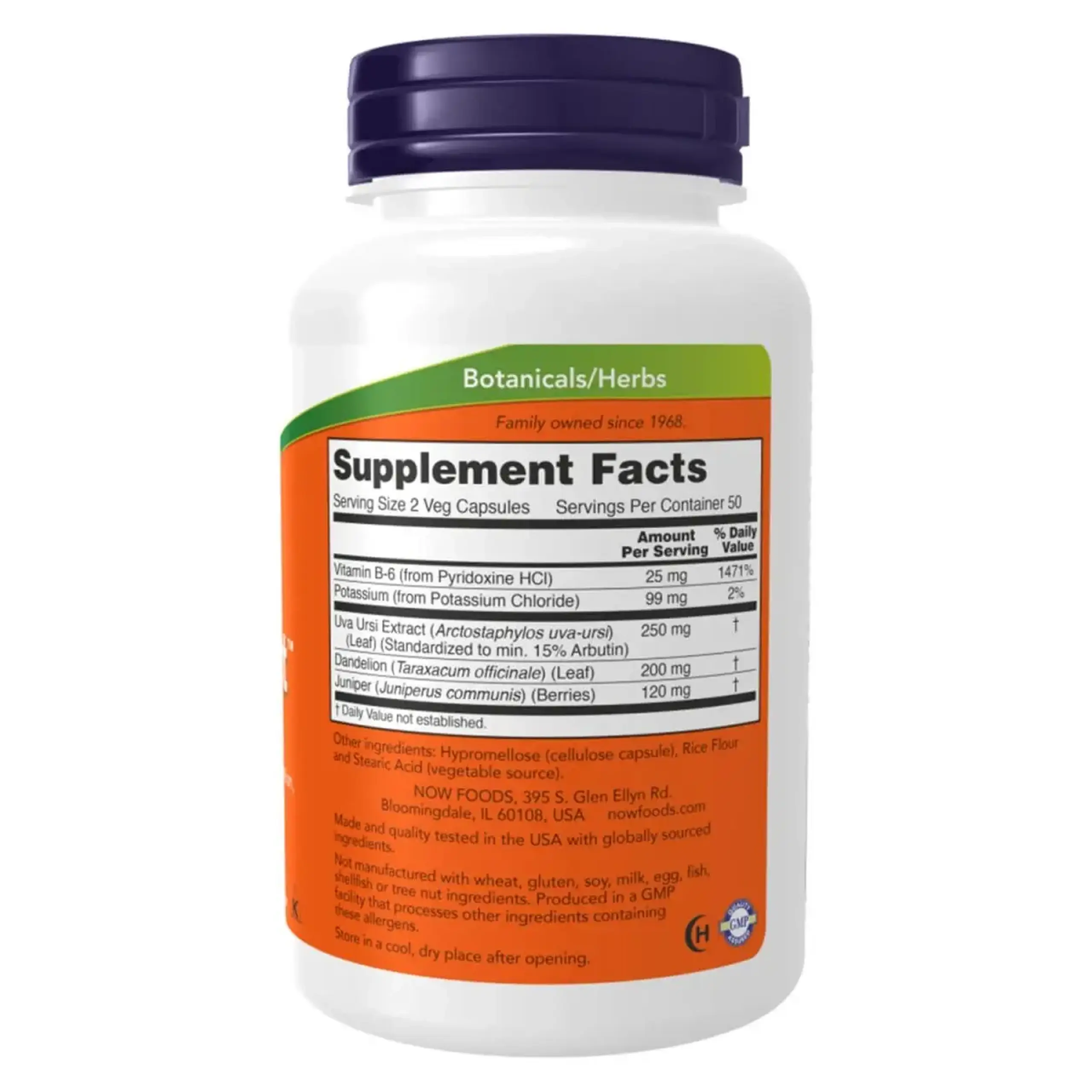 Now Foods, Water Out, Fluid Balance, 100 capsule vegetale