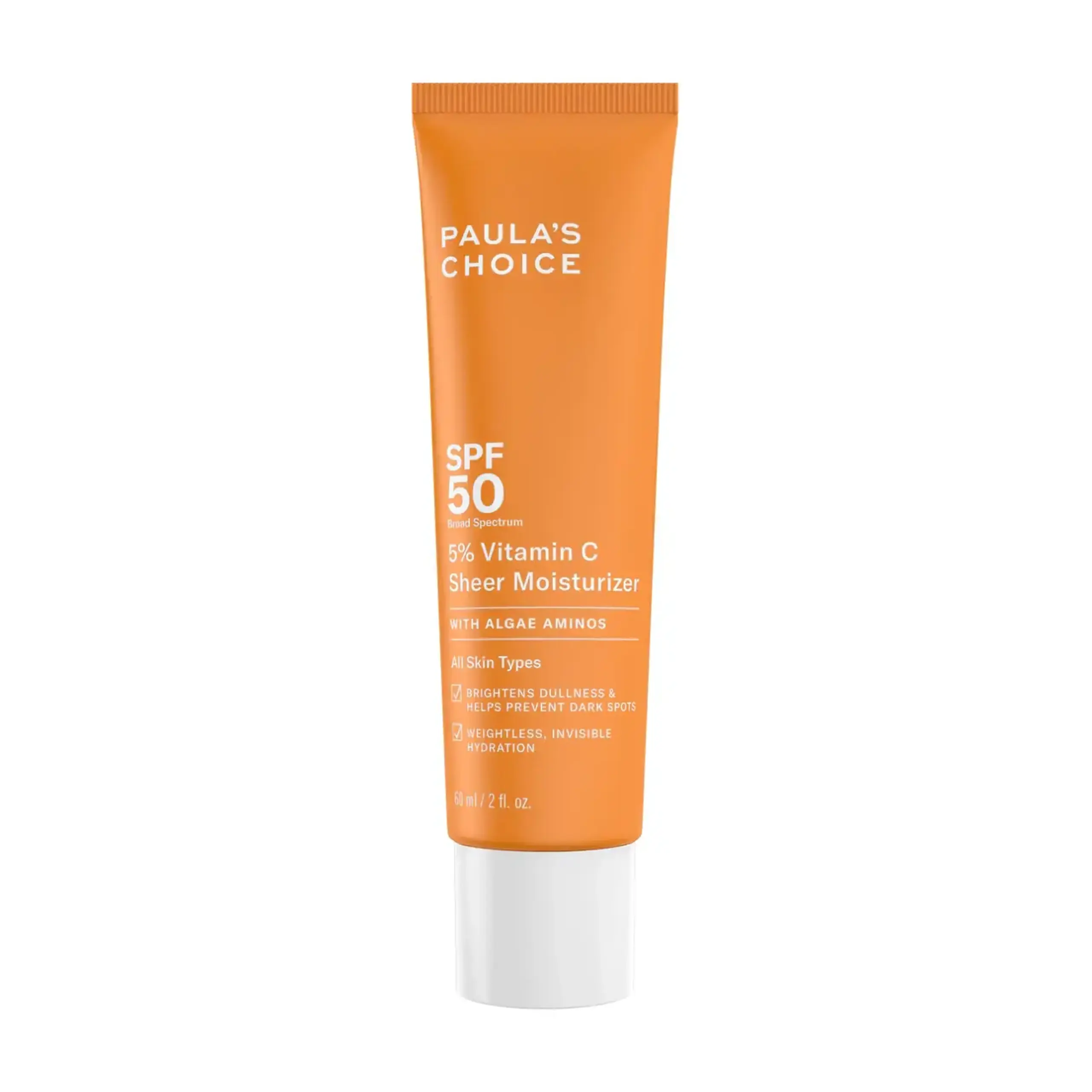 Paulas Choice, 5% Vitamin C Sheer Moisturizer SPF 50, 60 ml