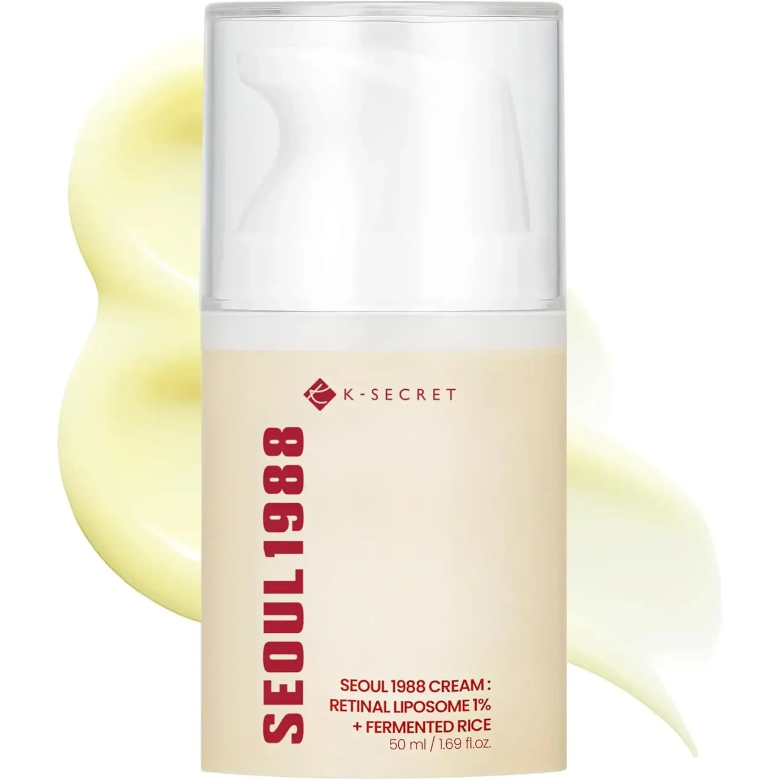 Ksecret, Cream Retinal Liposome 1% Fermented Rice, 50 ml