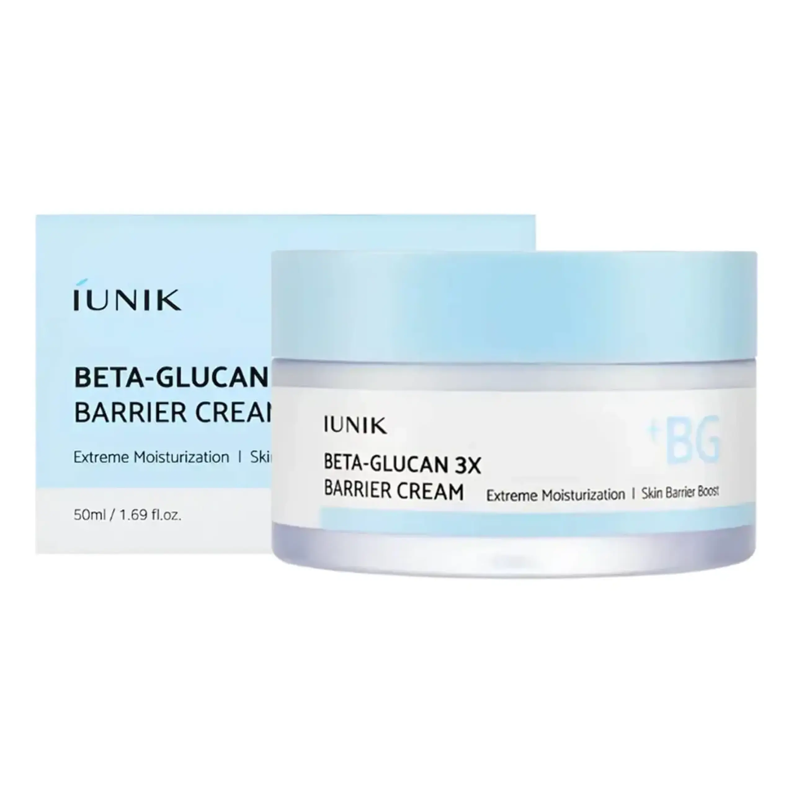 Iunik, Beta Glucan 3X Barrier Cream, 50 ml
