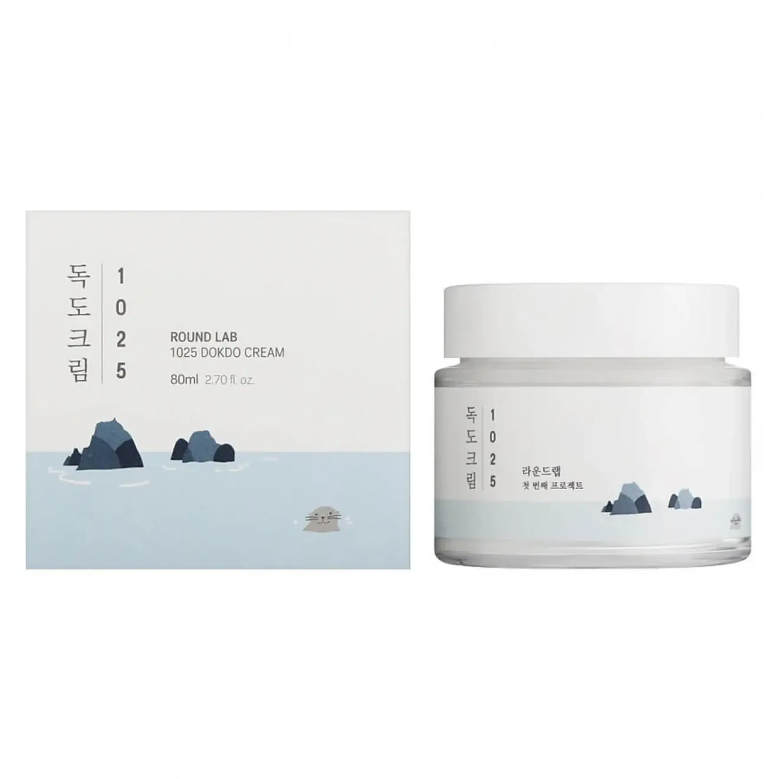 Cremă hidratantă Round Lab, Dokdo Cream, 80 ml