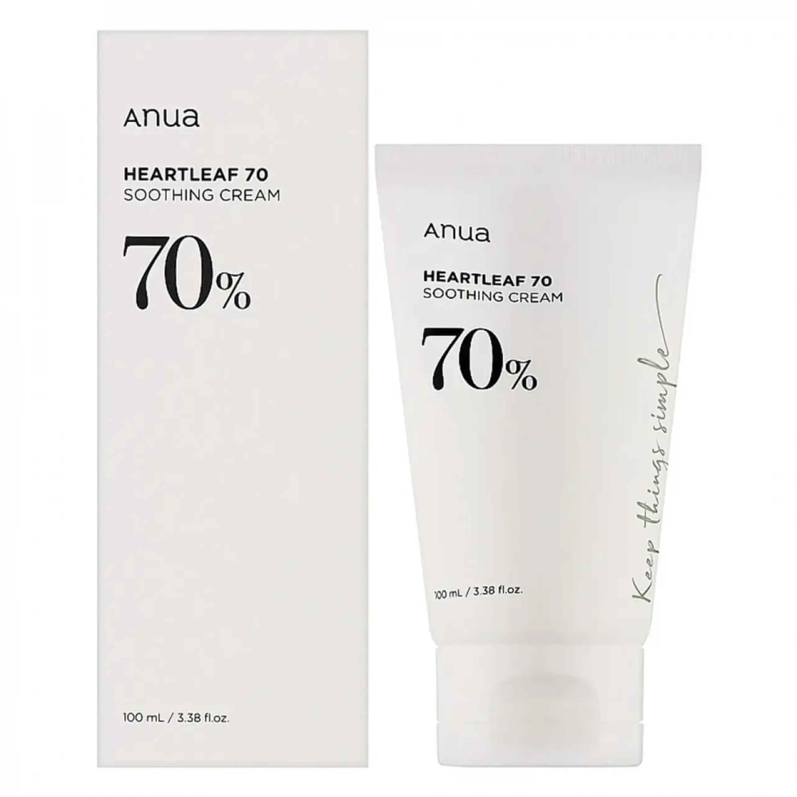 Cremă calmantă Anua, Heartleaf 70% Soothing Сream, 100ml