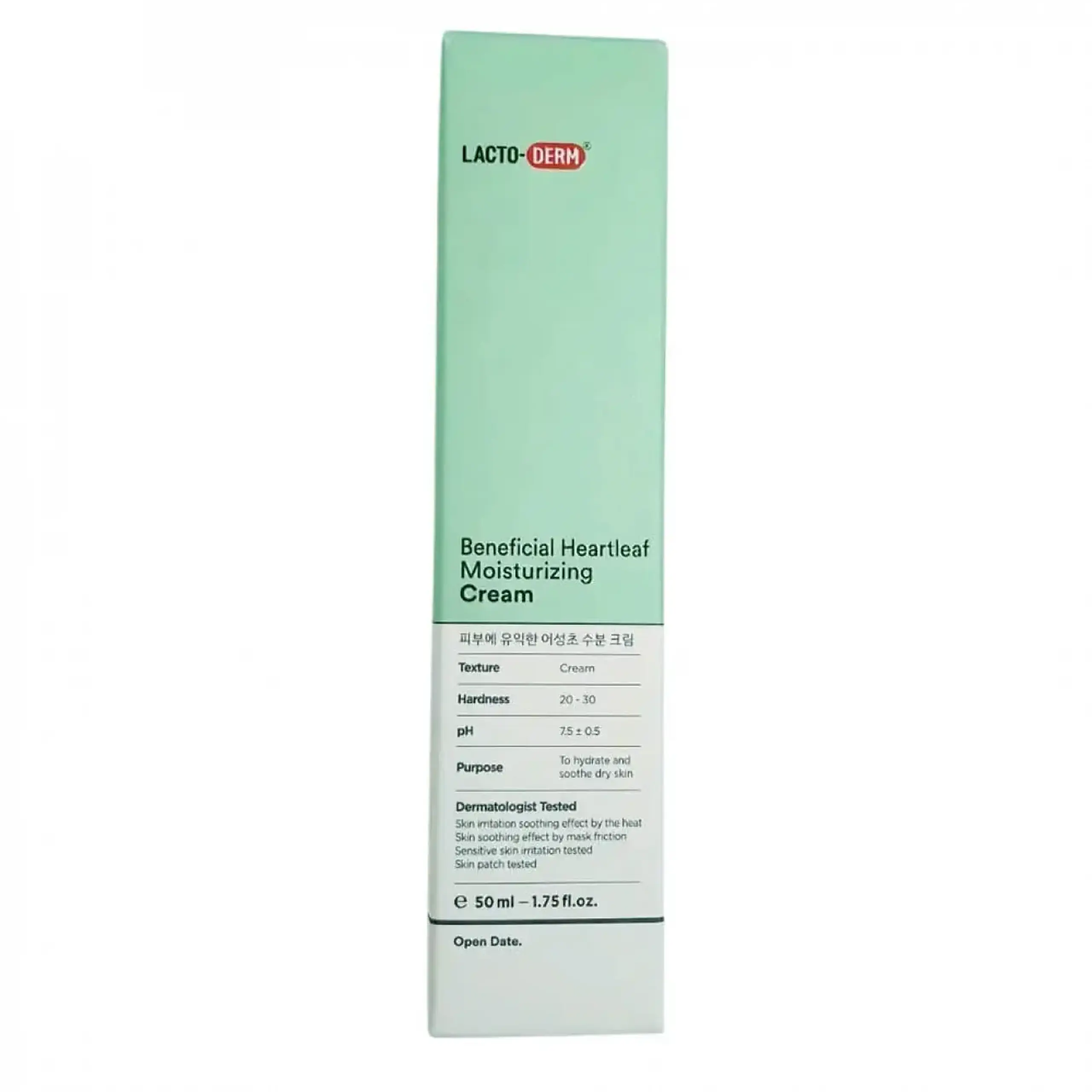 Cremă calmantă CKD, Lacto-Derm Beneficial Heartleaf Moisturizing Cream, 50 ml