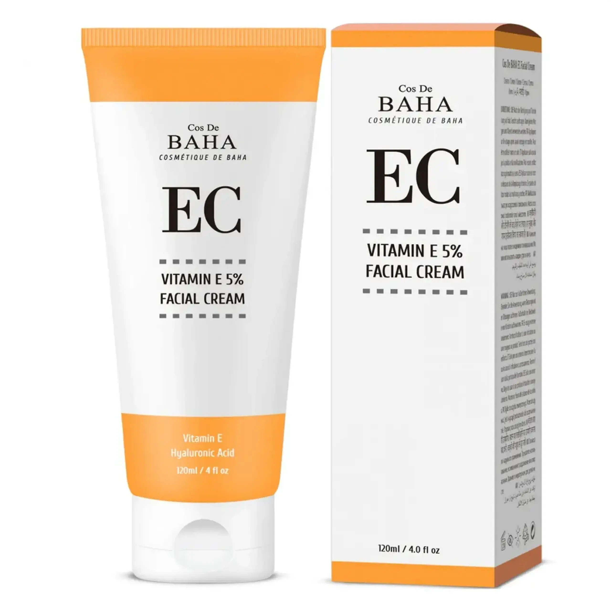 Cremă-gel pentru față Cos De Baha, EC Vitamin E 5% Gel Cream, 120 ml