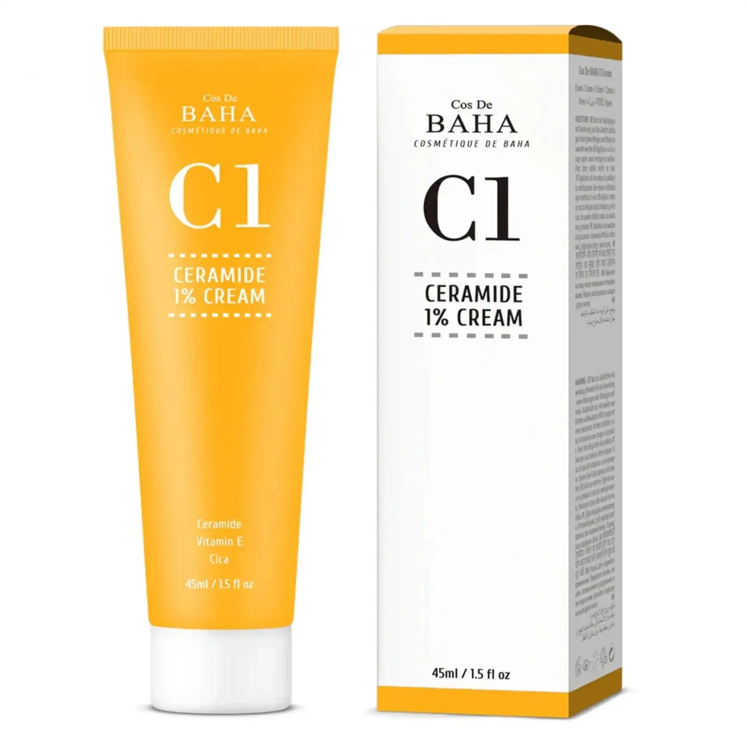 Cremă pentru față Cos De Baha, C1 Ceramide 1 % Cream, 45 ml