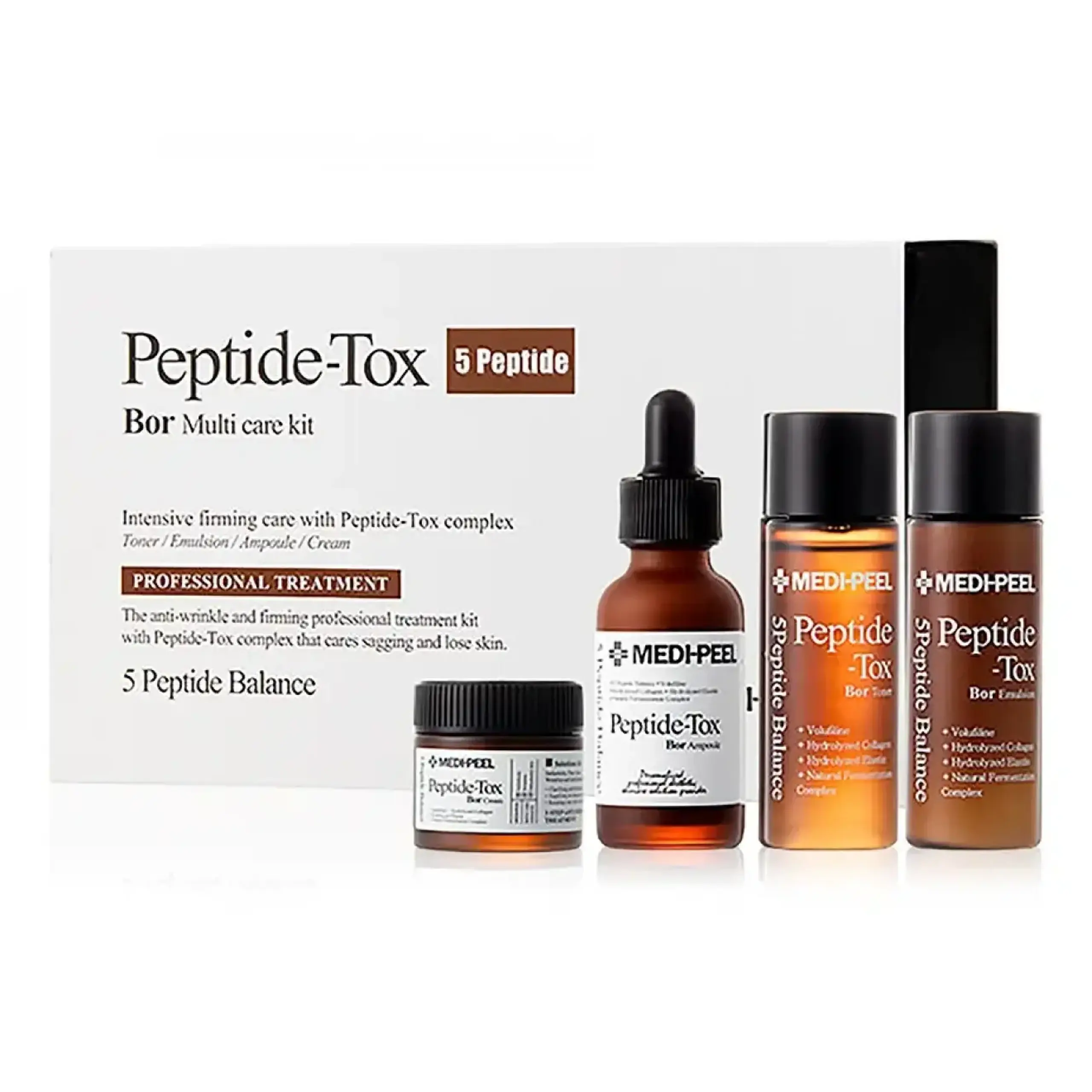 Set pentru față efect de lifting Medi-Peel, Peptide-Tox Bor Multi Care Kit