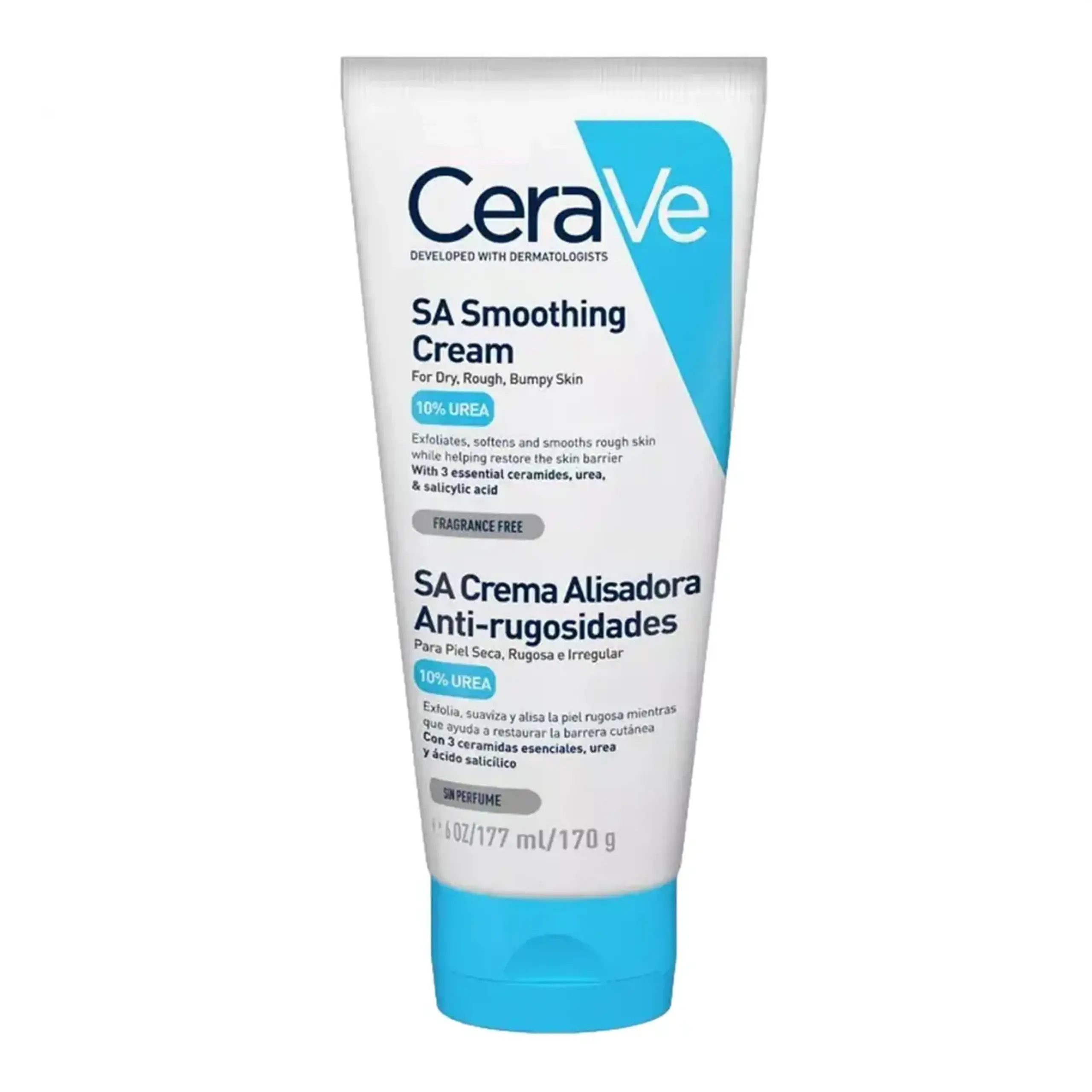 Crema emolienta CeraVe, Sa Smoothing Cream 10% Urea, 177 ml