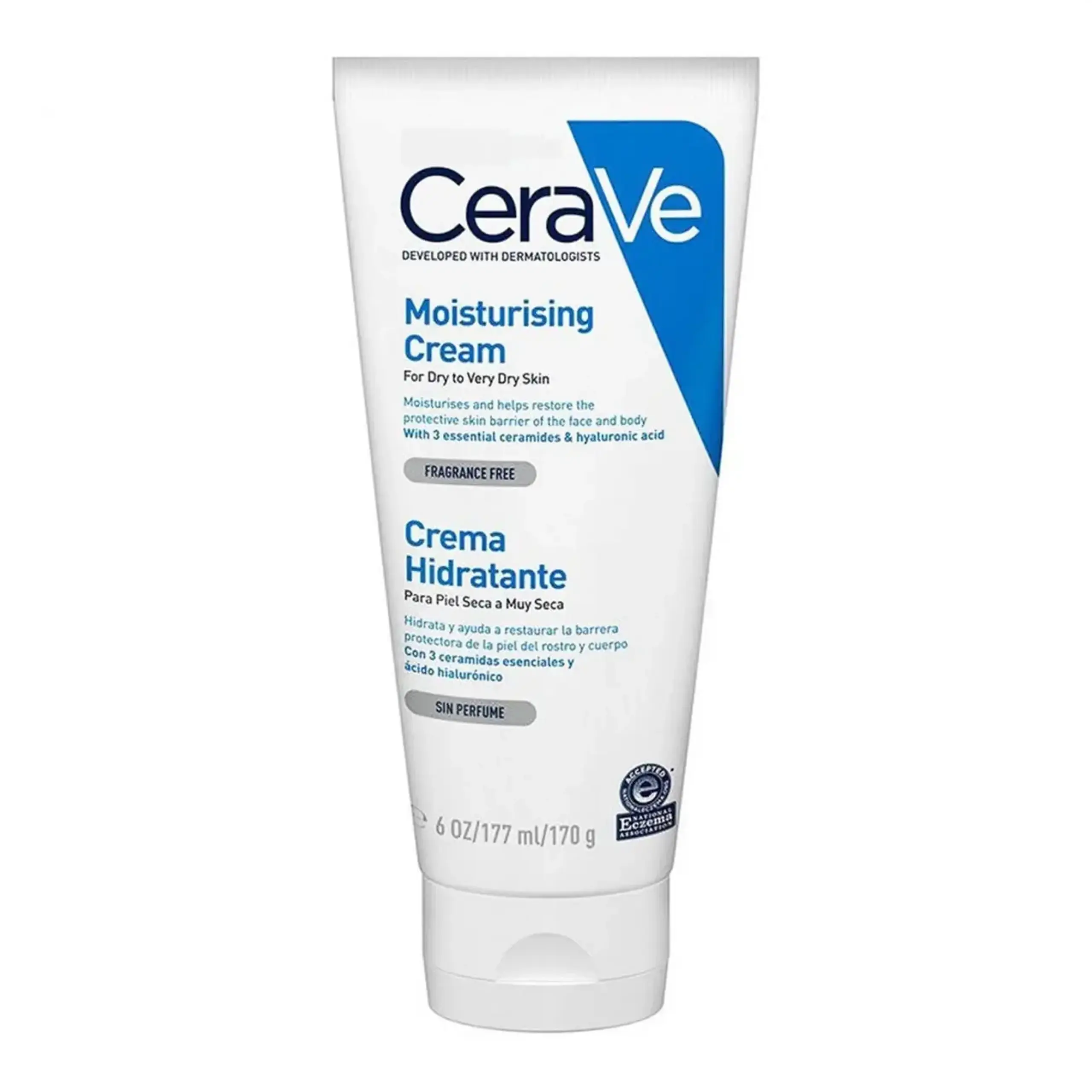Crema hidratanta pentru fata si corp CeraVe, Moisturizing Cream, for dry to very dry skin, 177ml