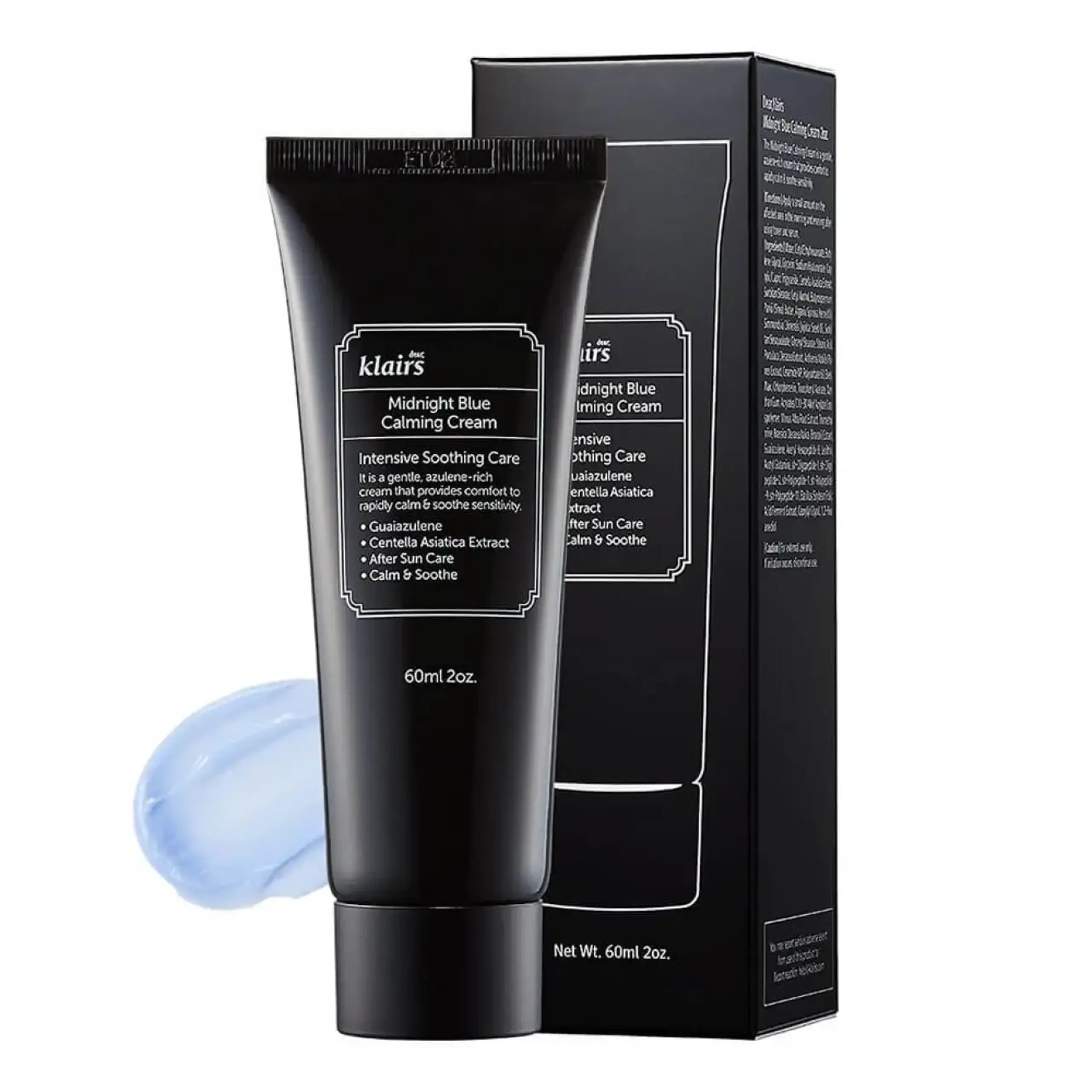 Cremă de noapte Klairs, Midnight Blue Calming Cream, 60 ml