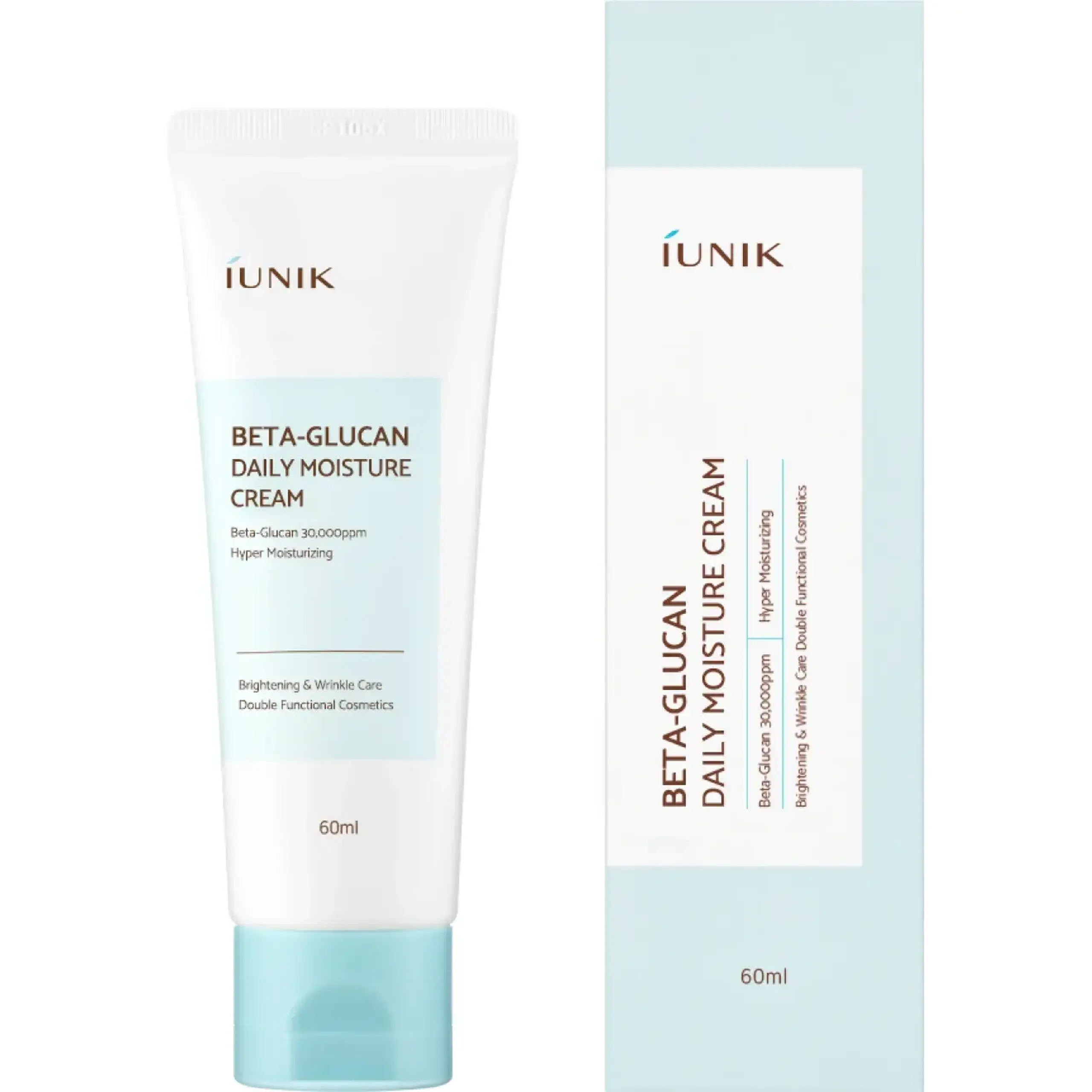 Cremă pentru față Iunik, Beta-Glucan Daily Moisture Cream, 60ml