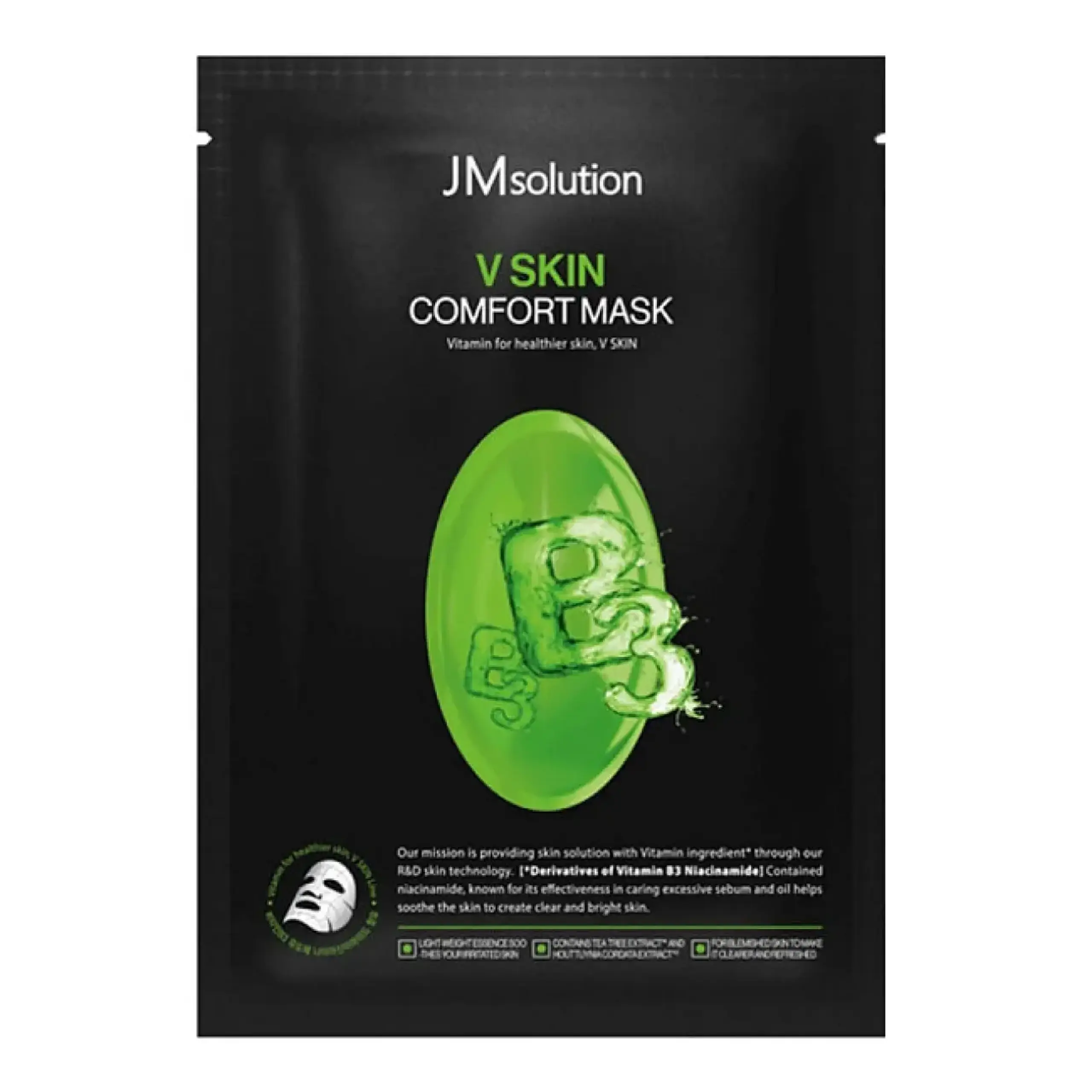 JM Solution, V Skin Comfort Mask, 30 ml