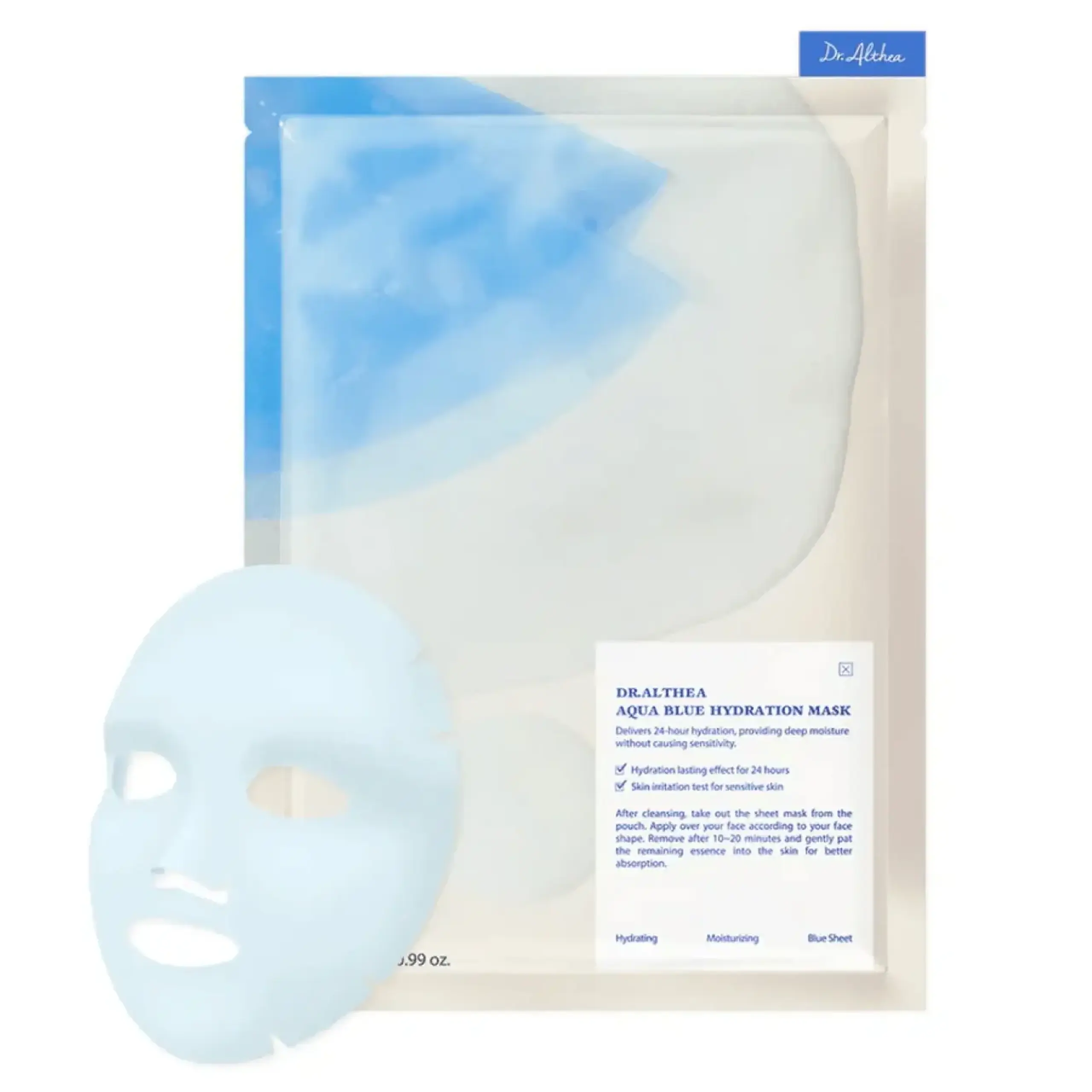 Dr. Althea, Aqua Blue Hydration Mask, 28 gr