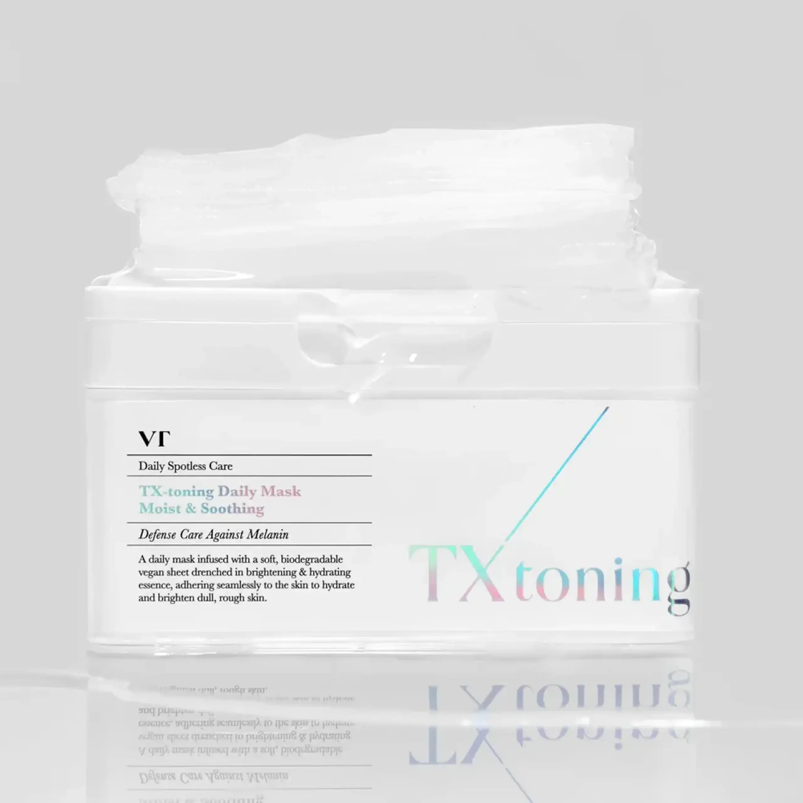Vt Cosmetics, TX-Toning Daily Mask, Moist & Soothing, 30 buc