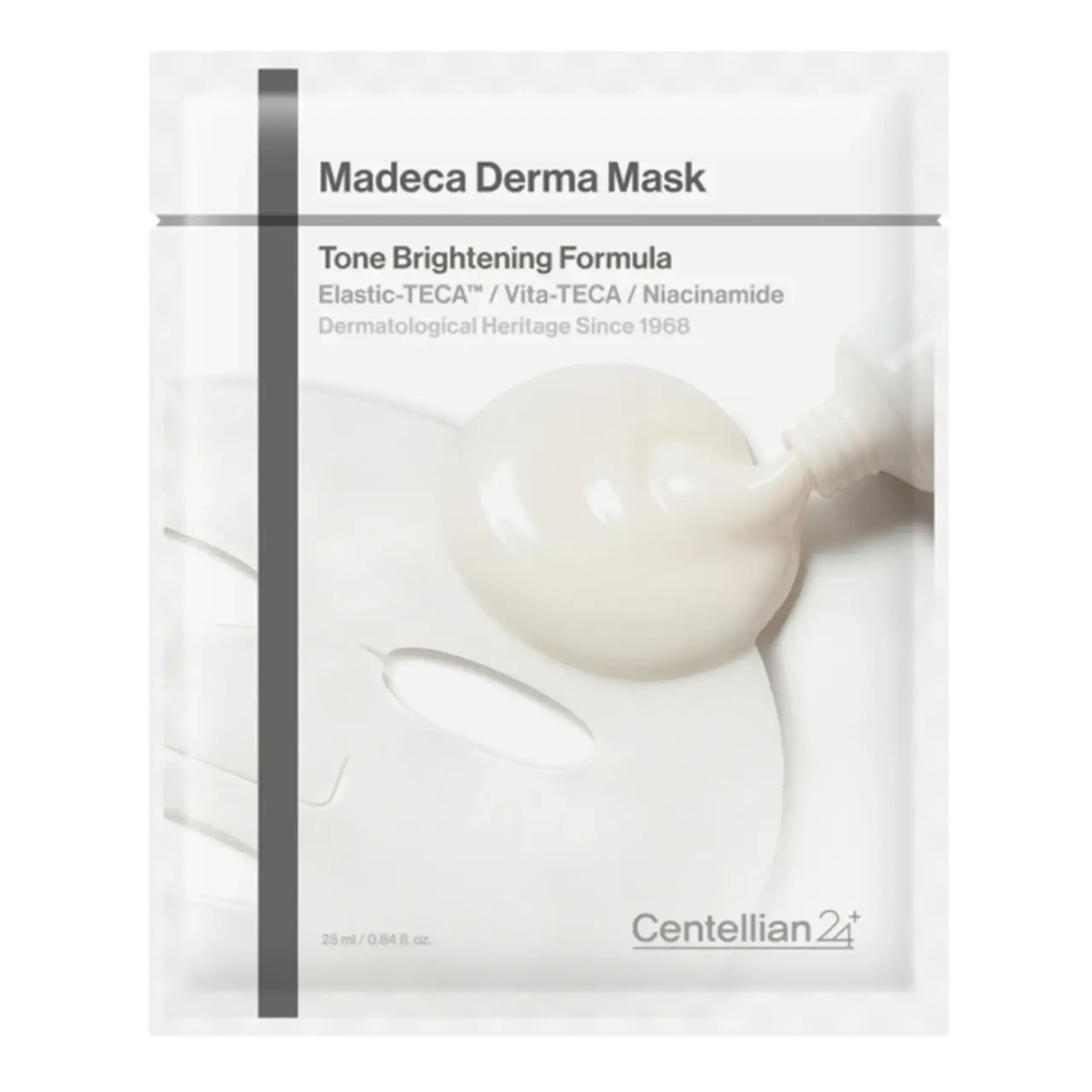 Mască facială iluminatoare Centellian24, Madeca Derma Mask III Brightening Formula, 23 ml